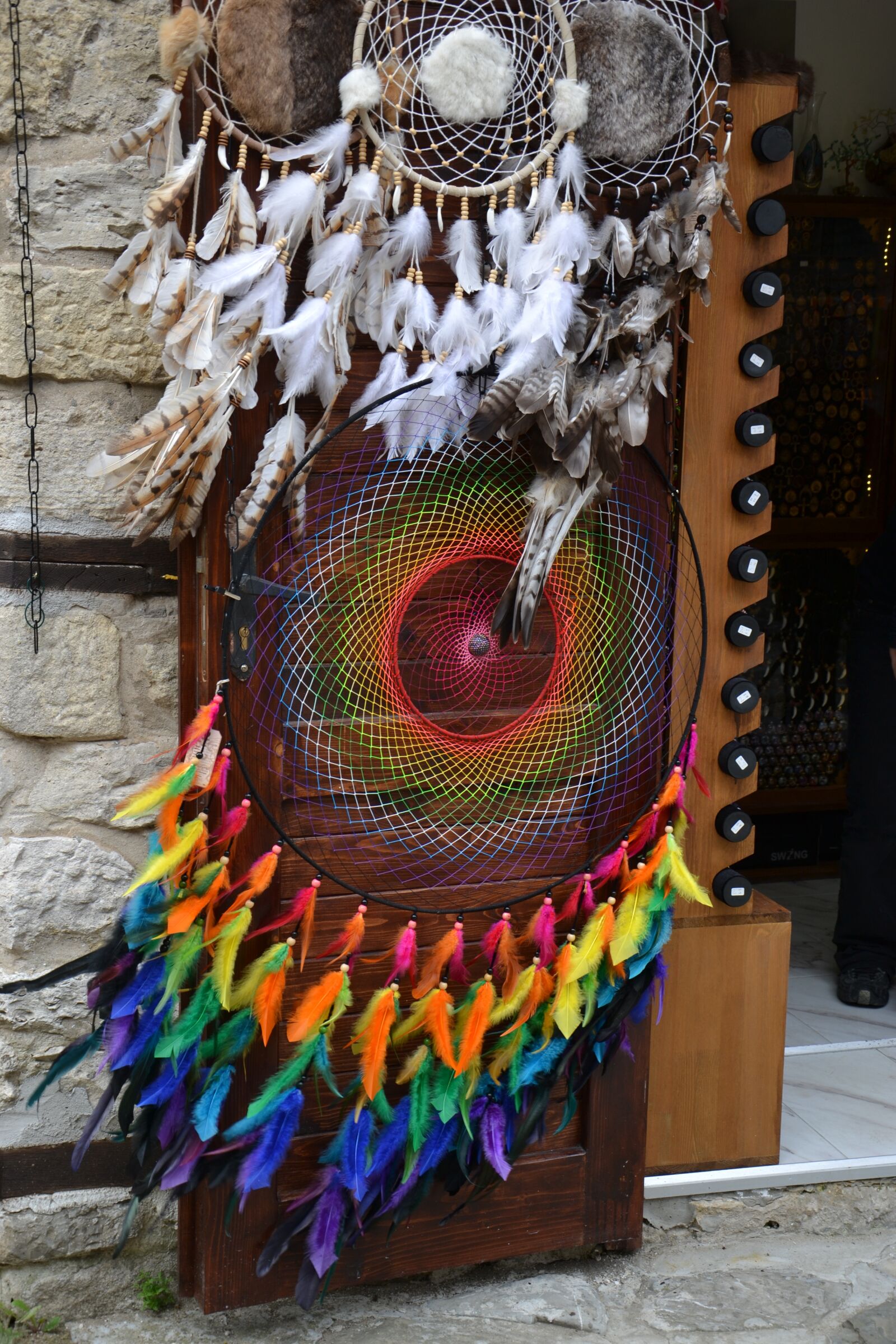 Nikon D3100 sample photo. Dream catcher, handmade, pen photography