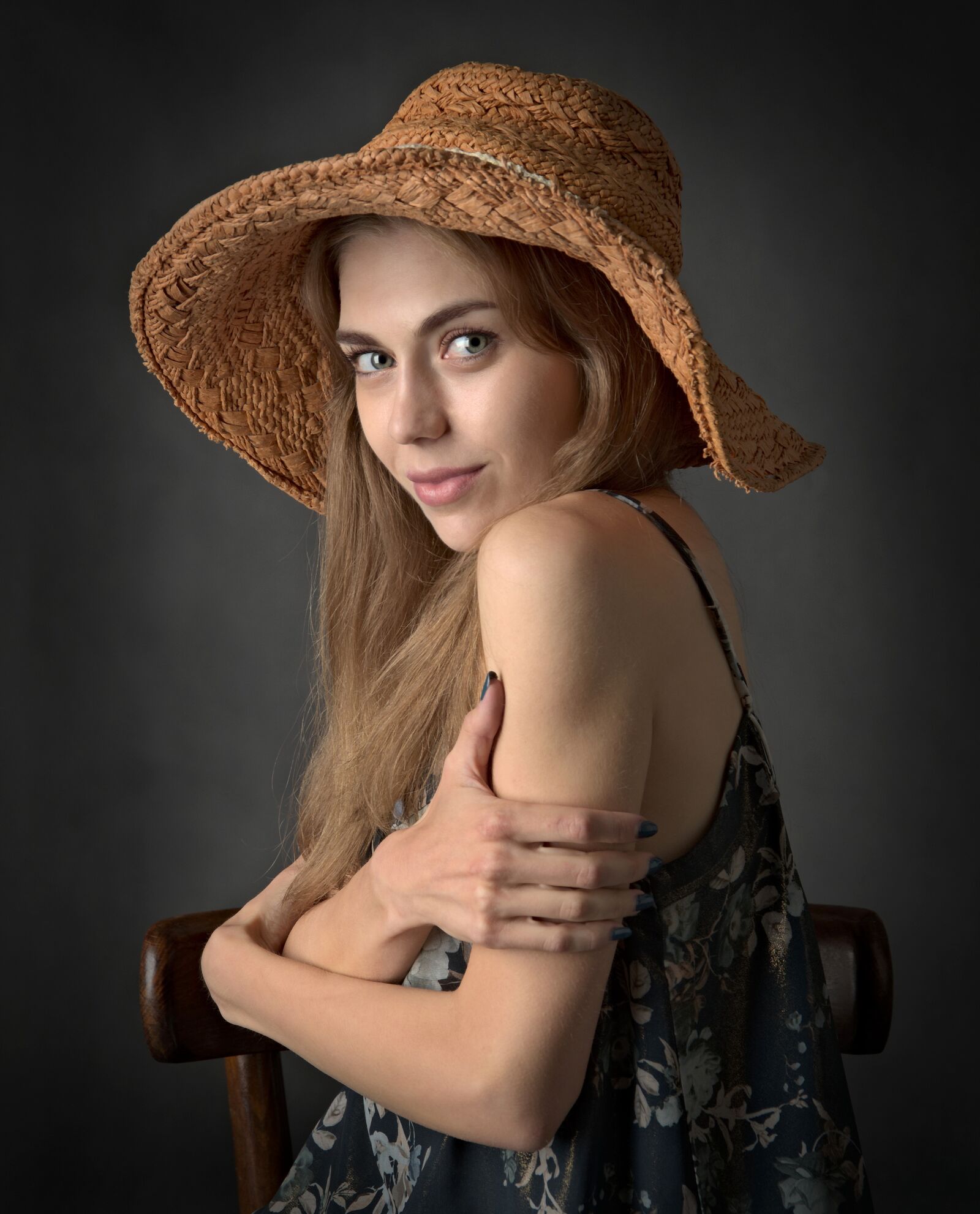 Nikon D7000 sample photo. Girl, beauty, hat photography