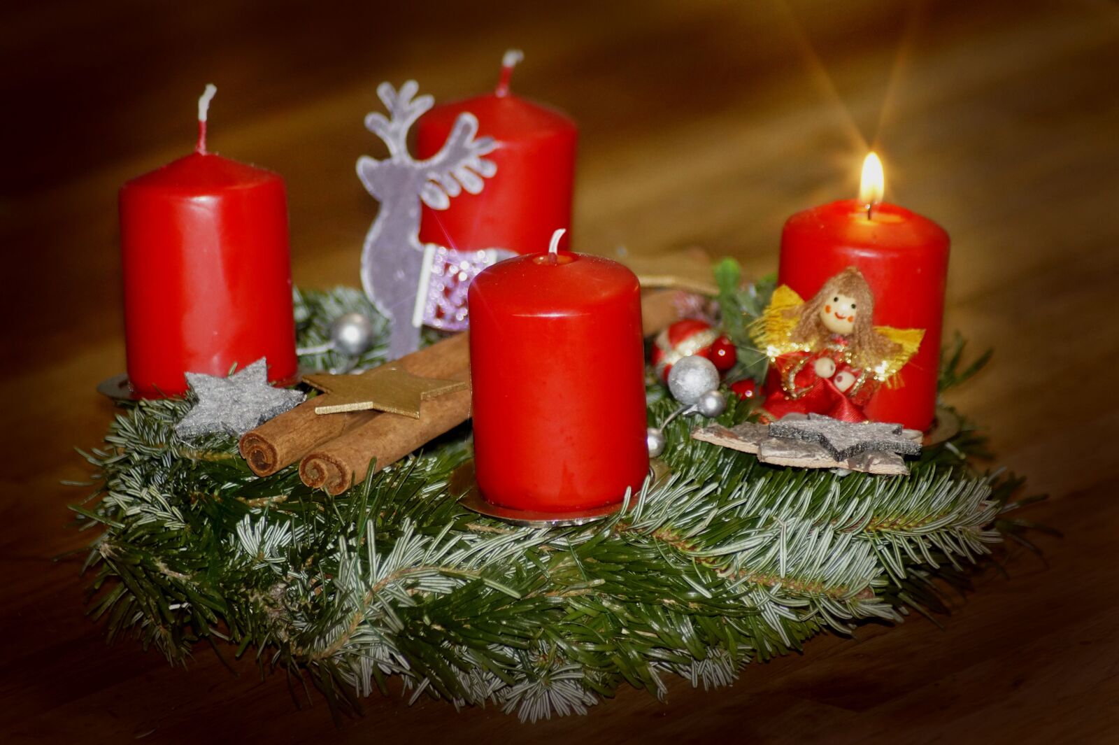 Sony SLT-A58 sample photo. First advent, advent wreath photography