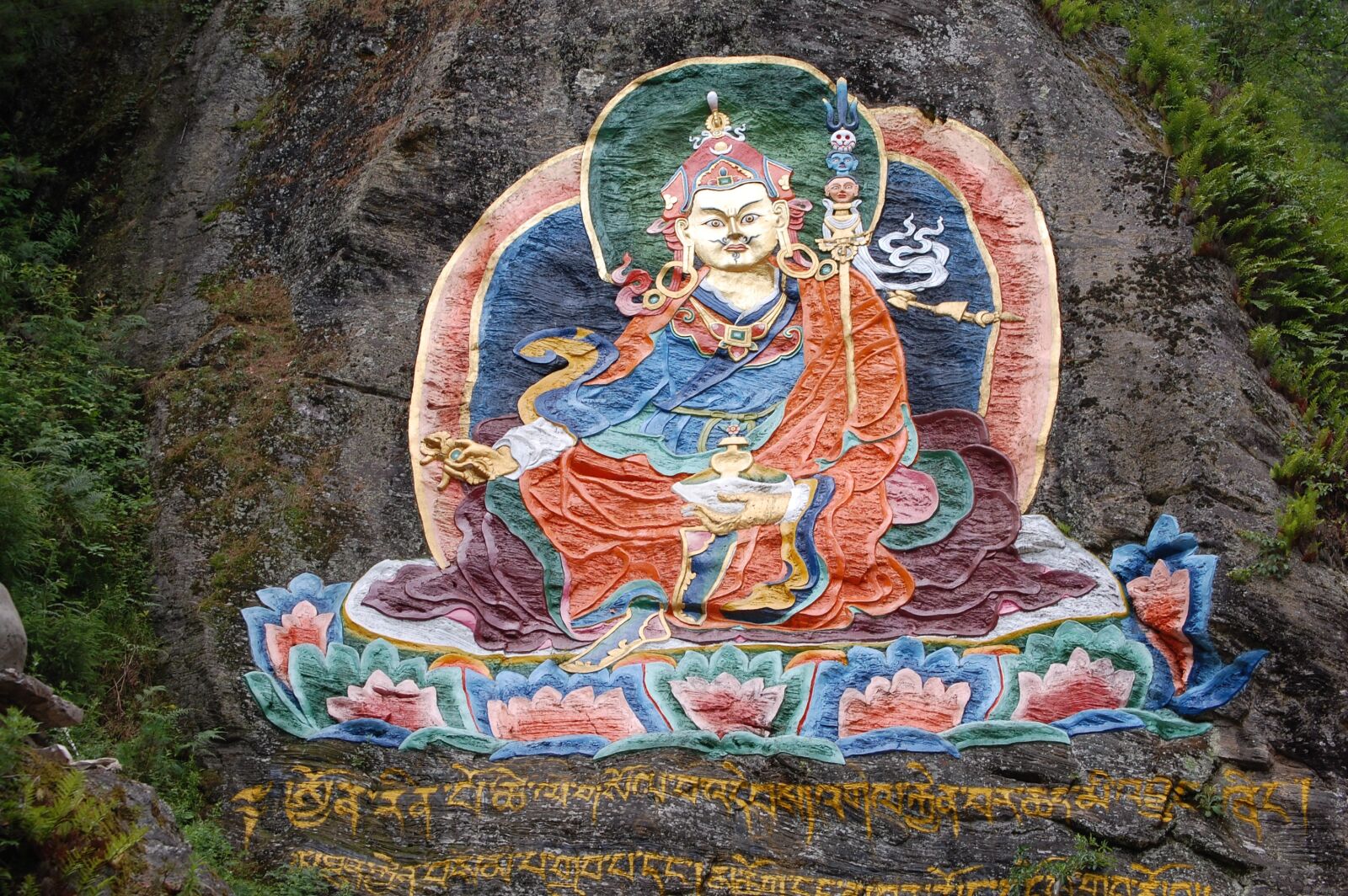 Nikon D40 sample photo. Bhutan, guru rinpoche, mahayana photography