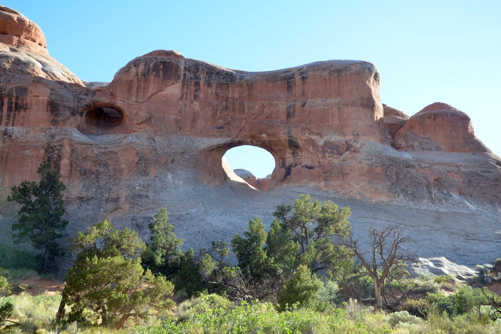 Nikon D7000 sample photo. Tunnel arch, arches national photography