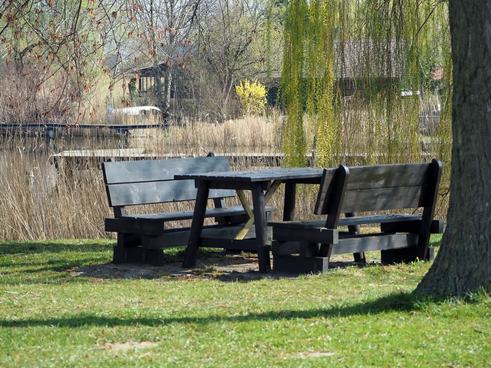 Olympus OM-D E-M1 sample photo. Resting on lake, leisure photography