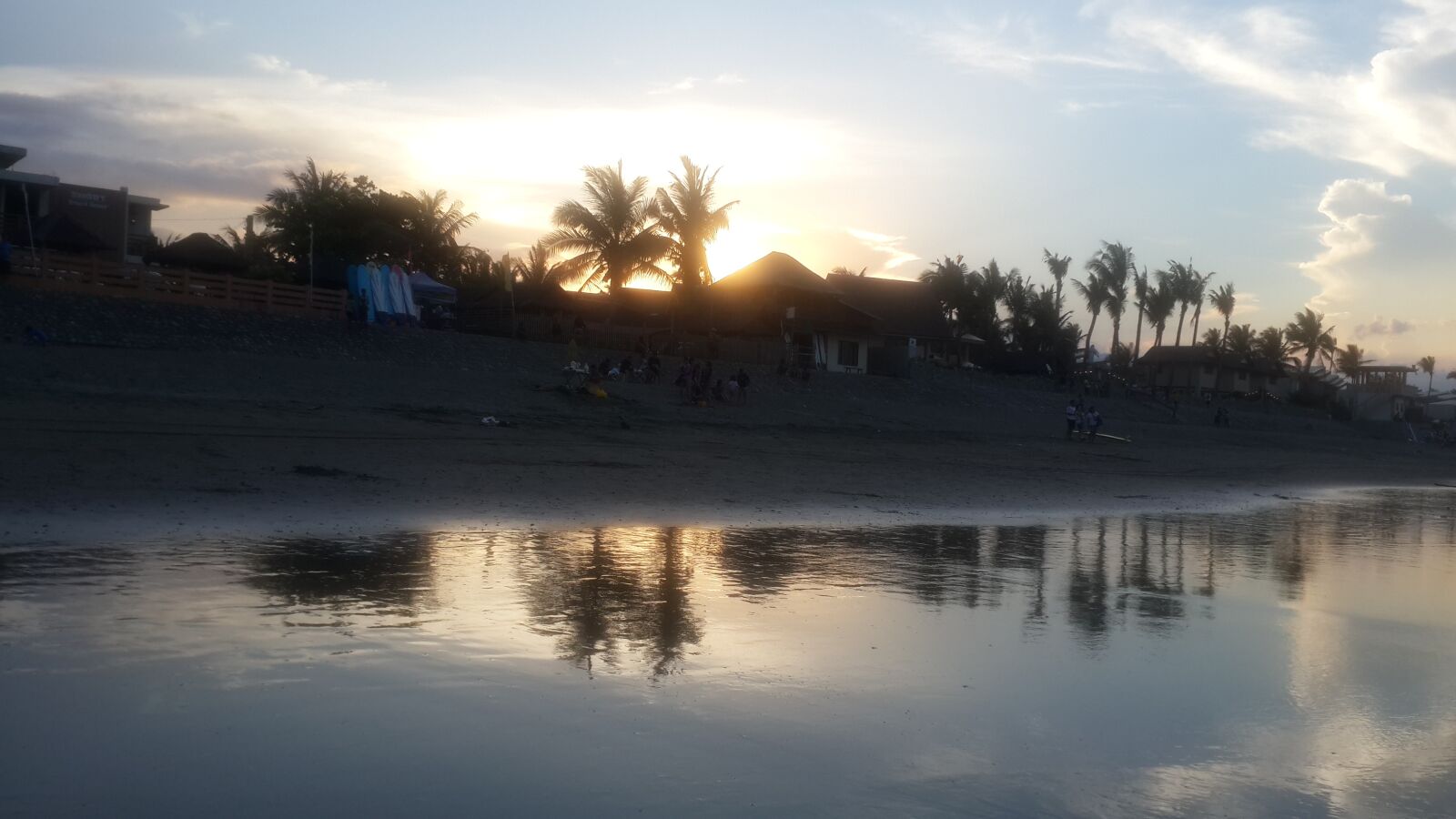 Samsung Galaxy S4 sample photo. Sunset, beach, sea photography