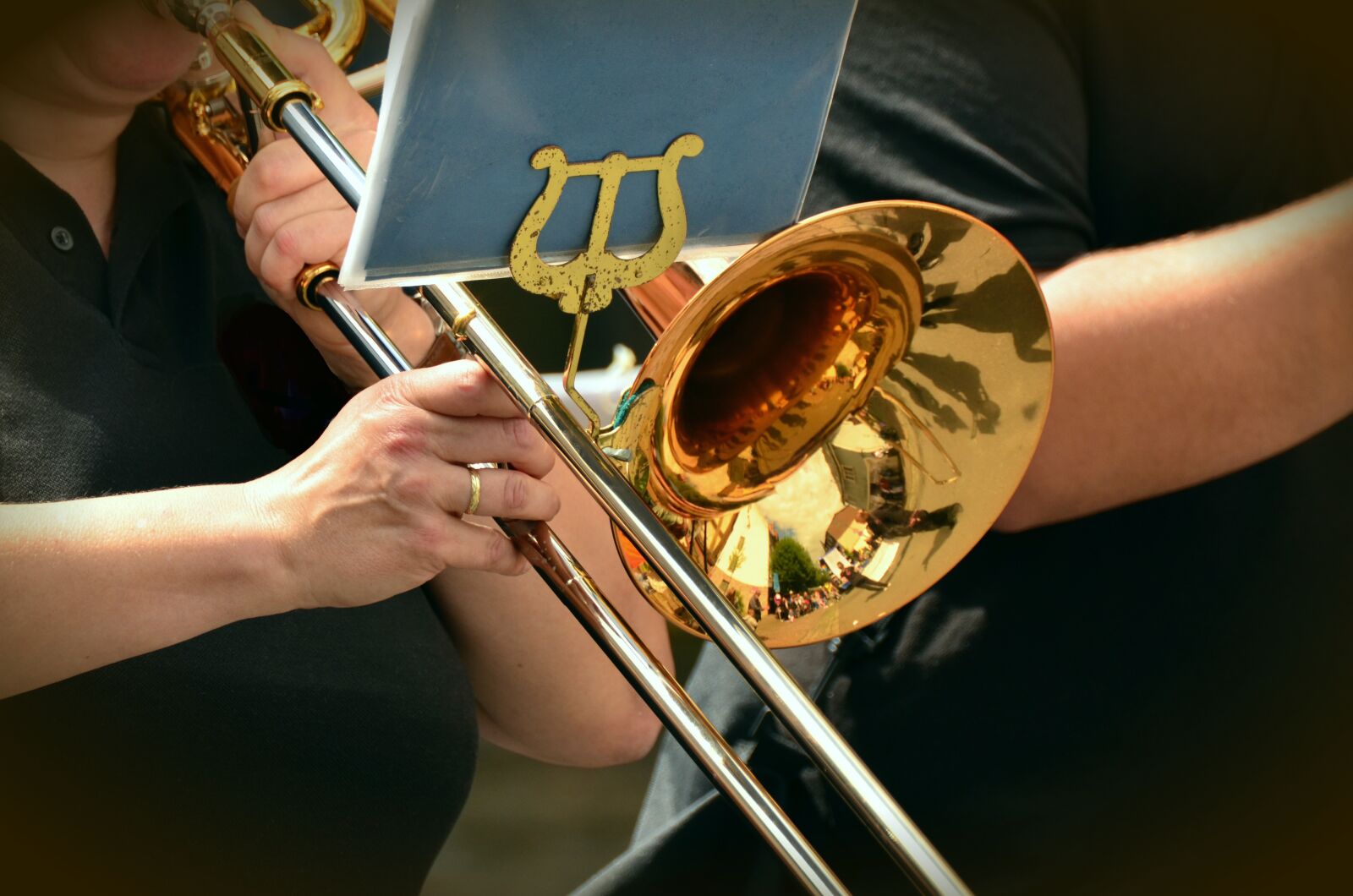 Nikon D5100 sample photo. Trumpet, slide trumpet, musical photography