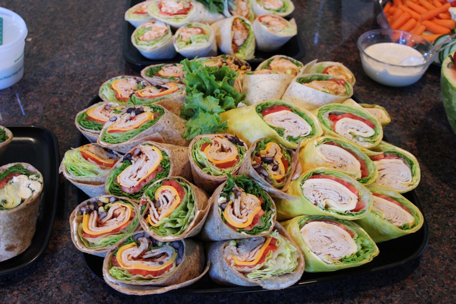 Canon EOS 1300D (EOS Rebel T6 / EOS Kiss X80) sample photo. Wraps, food, lunch photography