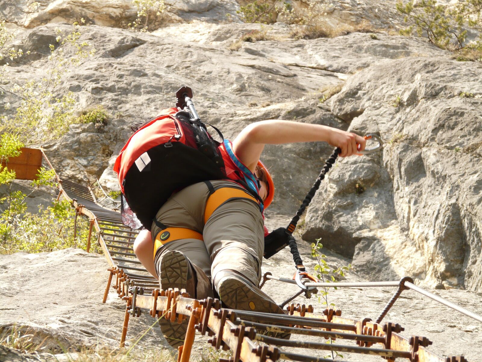 Panasonic DMC-FZ18 sample photo. Climbing platform system, climbing photography