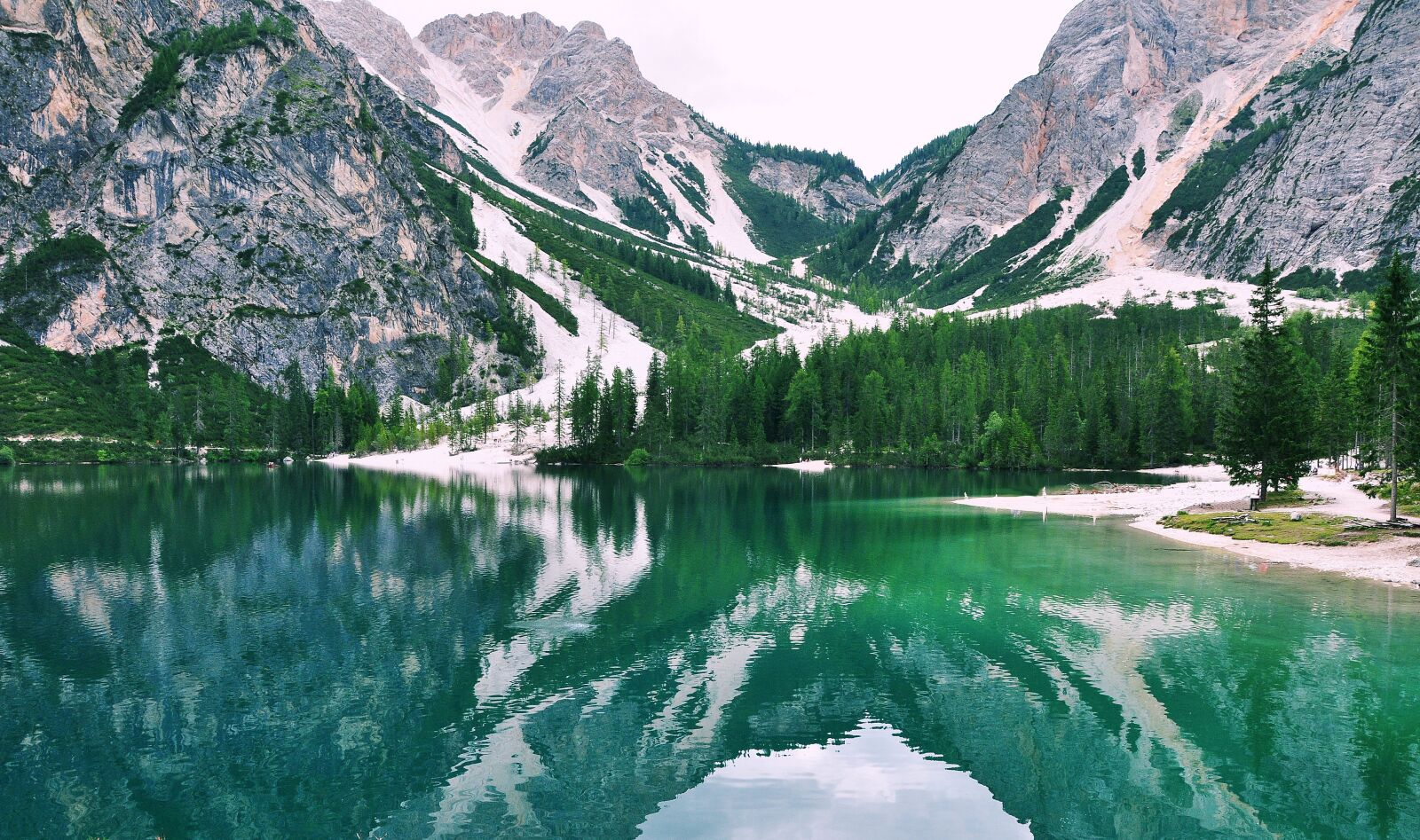Nikon D90 sample photo. Nature, pragser wildsee, mountains photography
