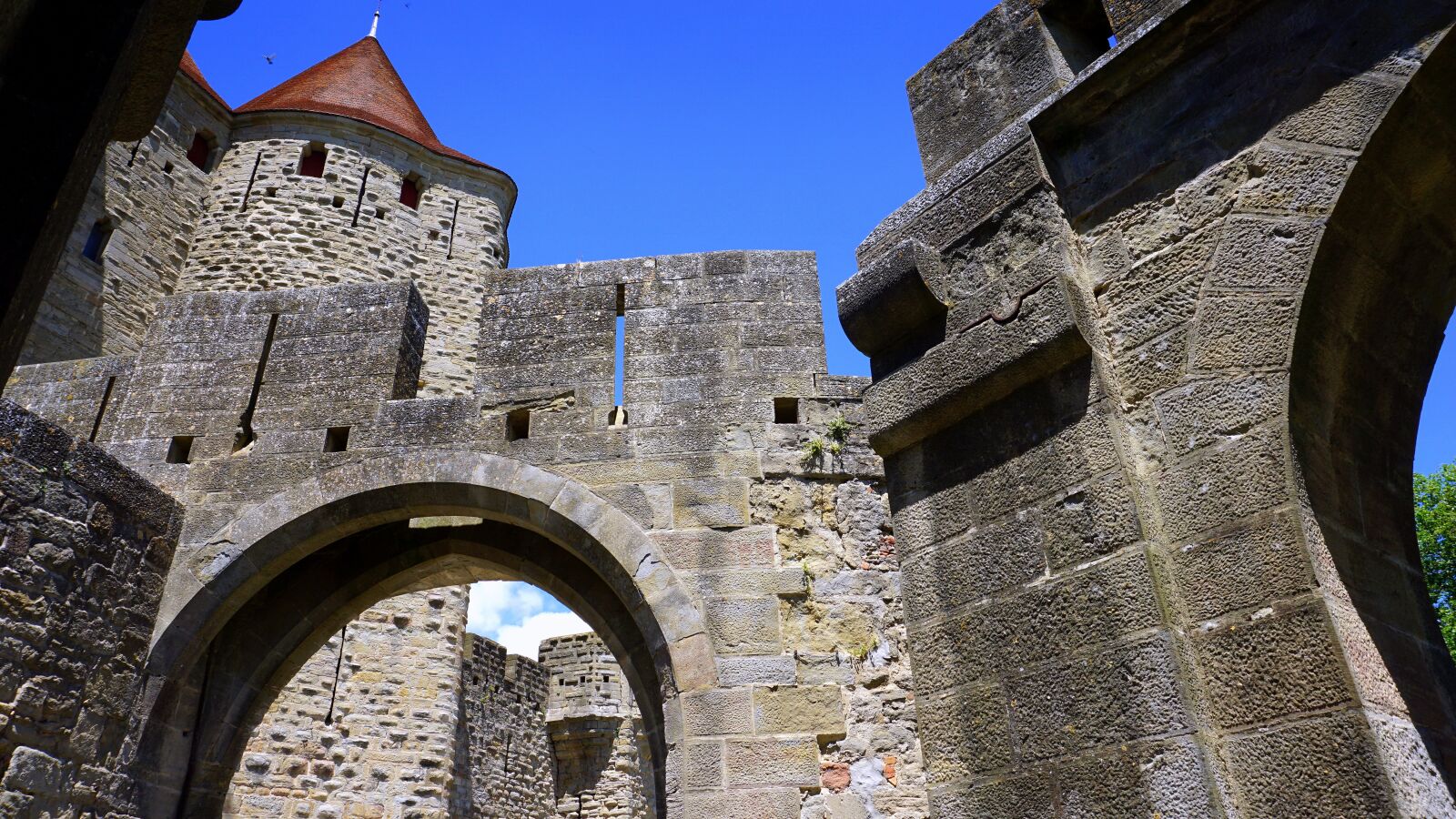 Sony a6000 sample photo. Castle, medieval, carcassonne photography