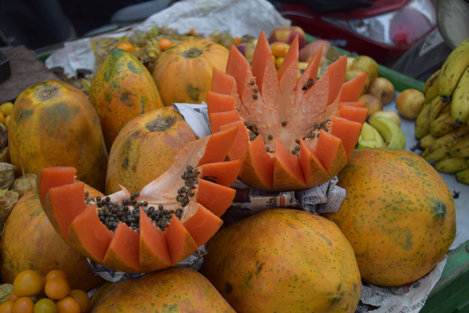 Nikon D3300 sample photo. Papaya, fruits photography