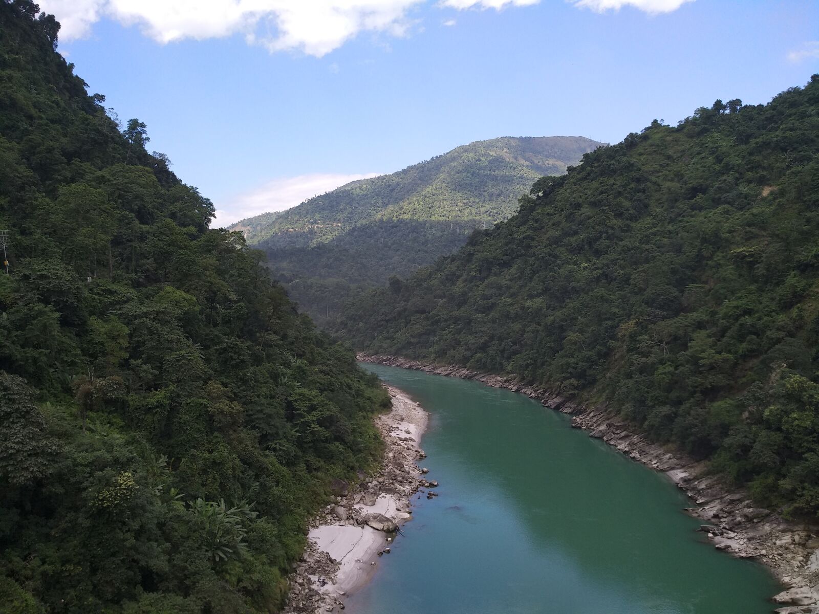 Xiaomi MI MAX 2 sample photo. Mountain river, teesta, india photography