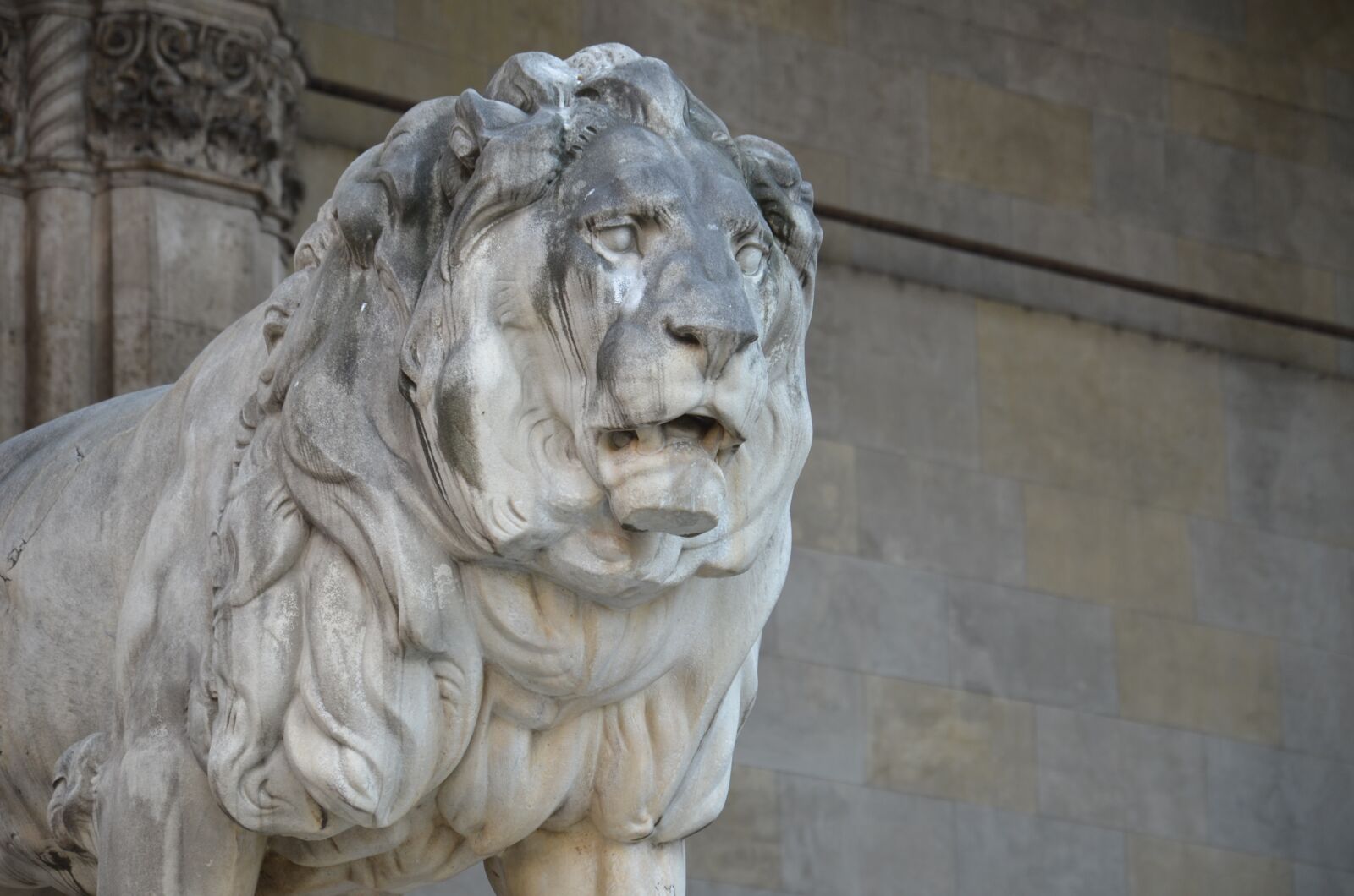 Nikon D5100 sample photo. Lion, statue, sculpture photography