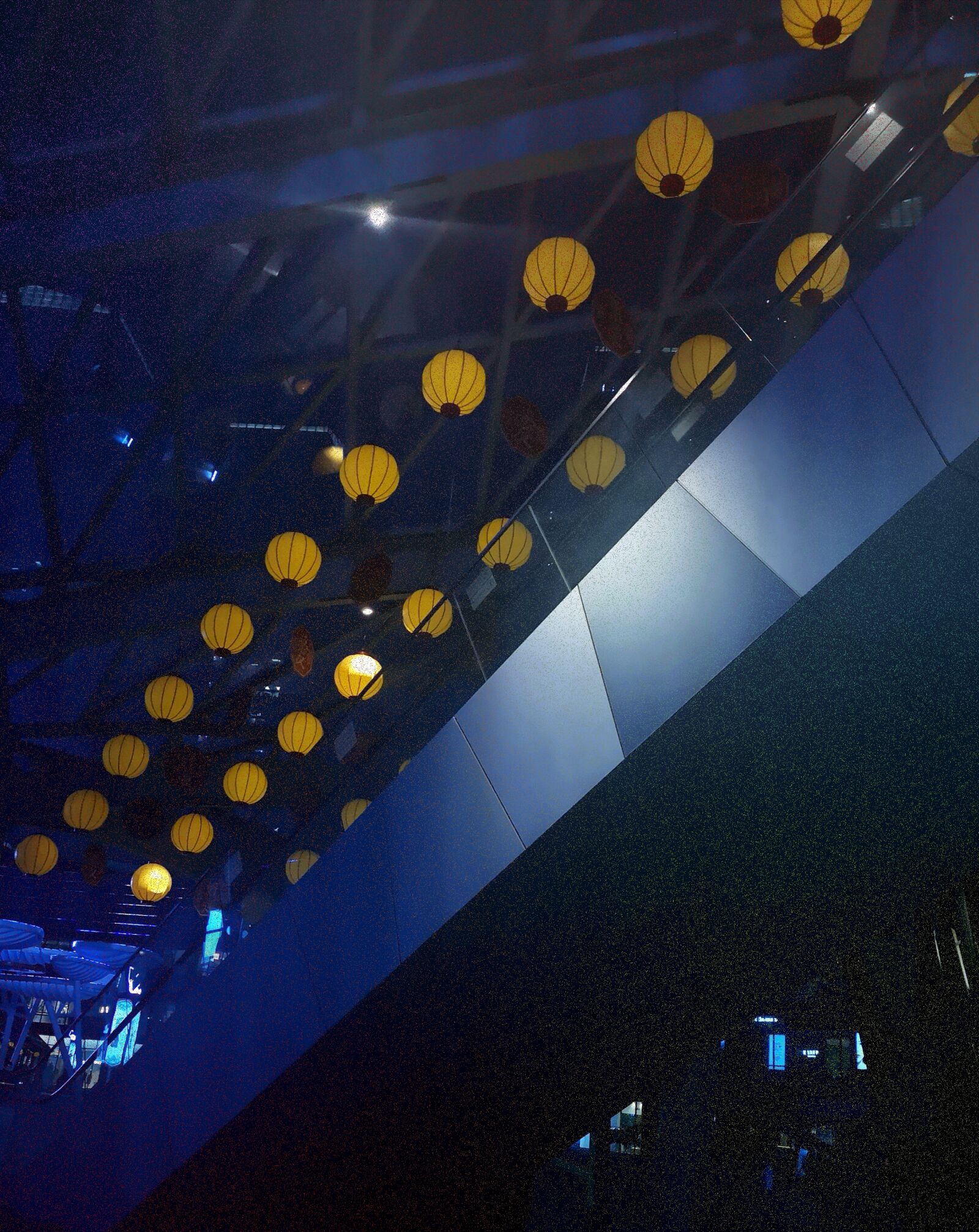 HUAWEI P20 Pro sample photo. Building, lantern, yellow photography