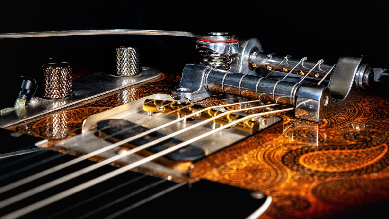 Fujifilm X-T2 sample photo. Guitar, telecaster, bigsby photography