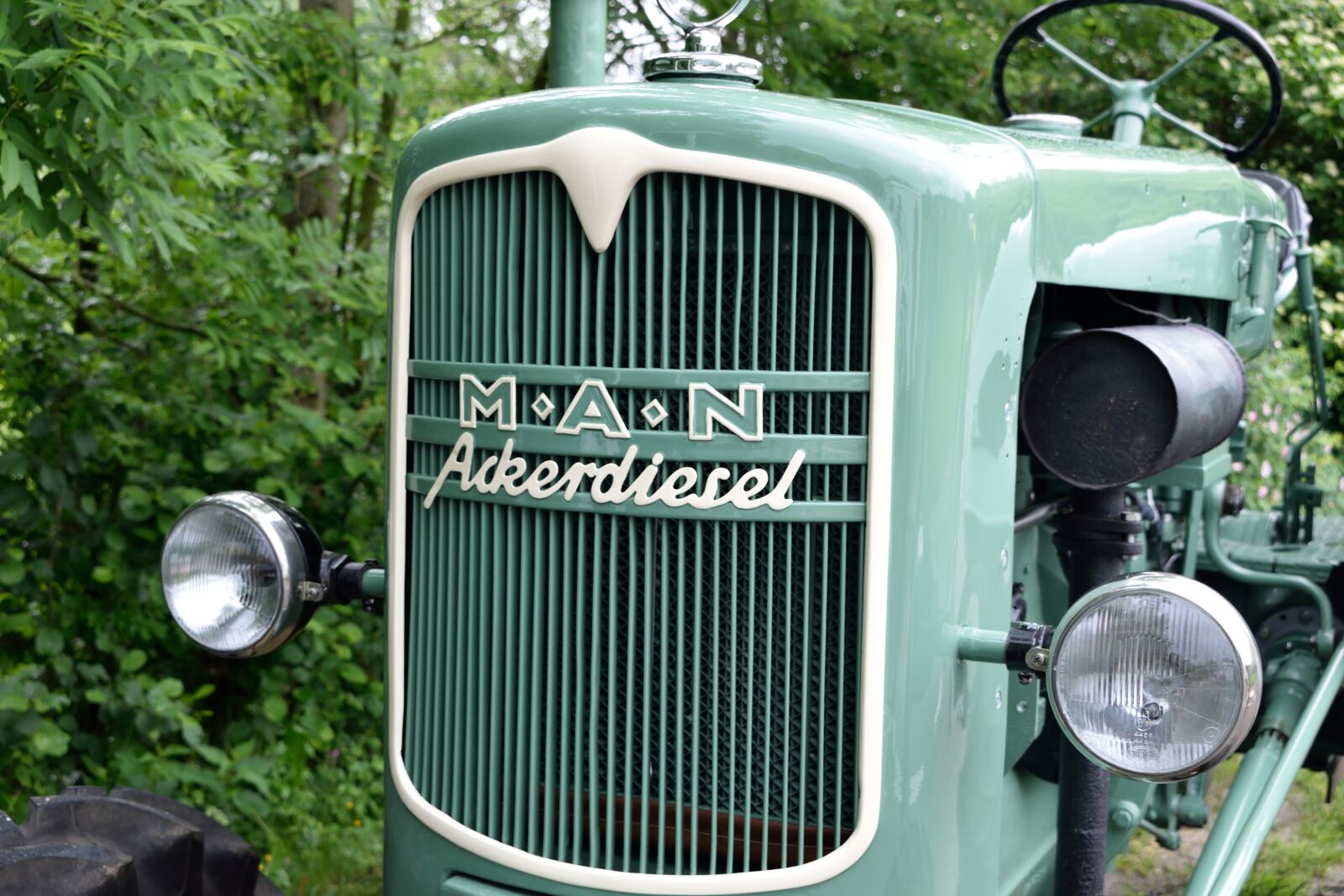 Nikon D3300 sample photo. Tractor, old, green photography