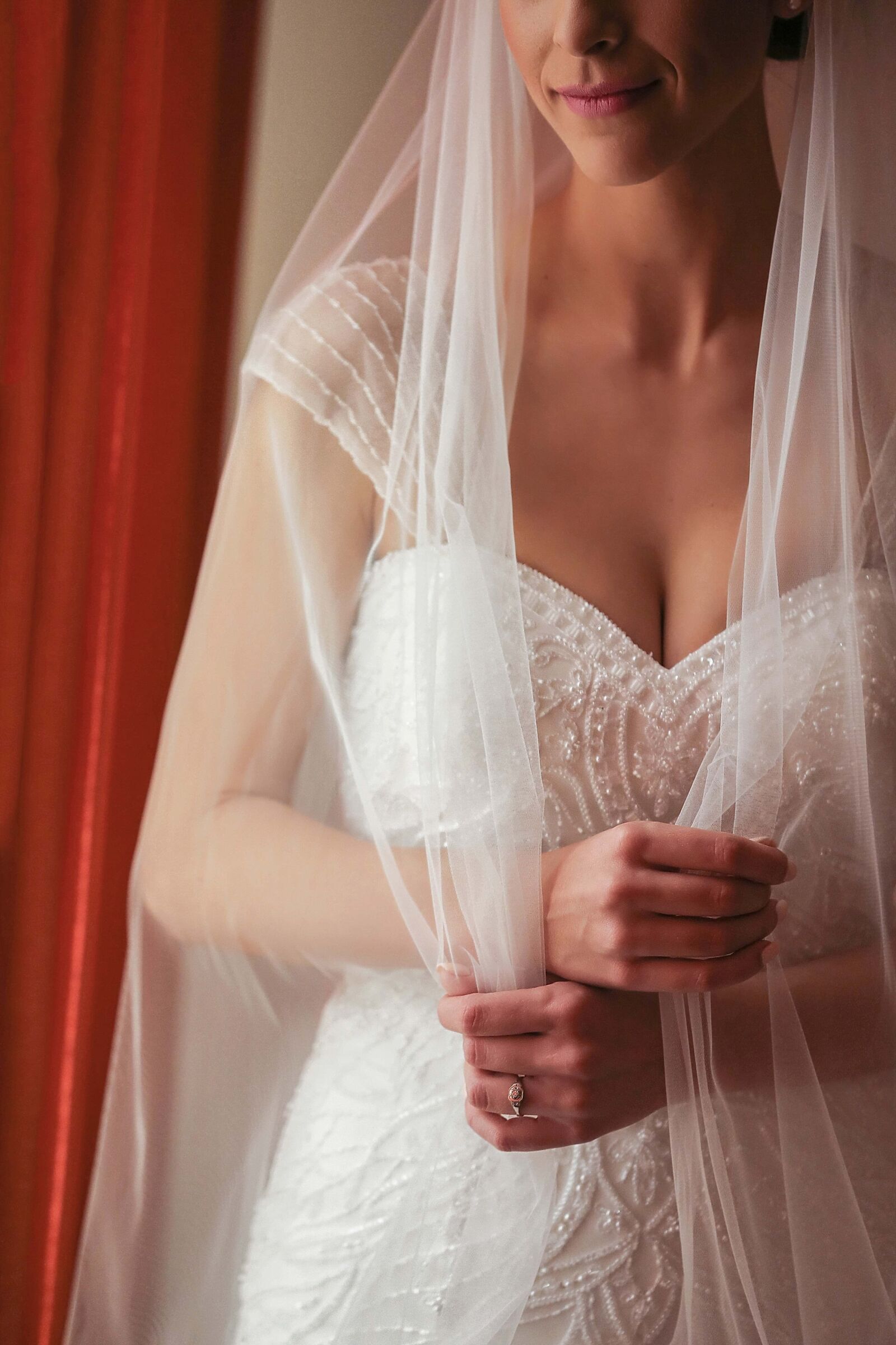 Canon EF 70-200mm F2.8L IS II USM sample photo. Professional, photography, bride, veil photography
