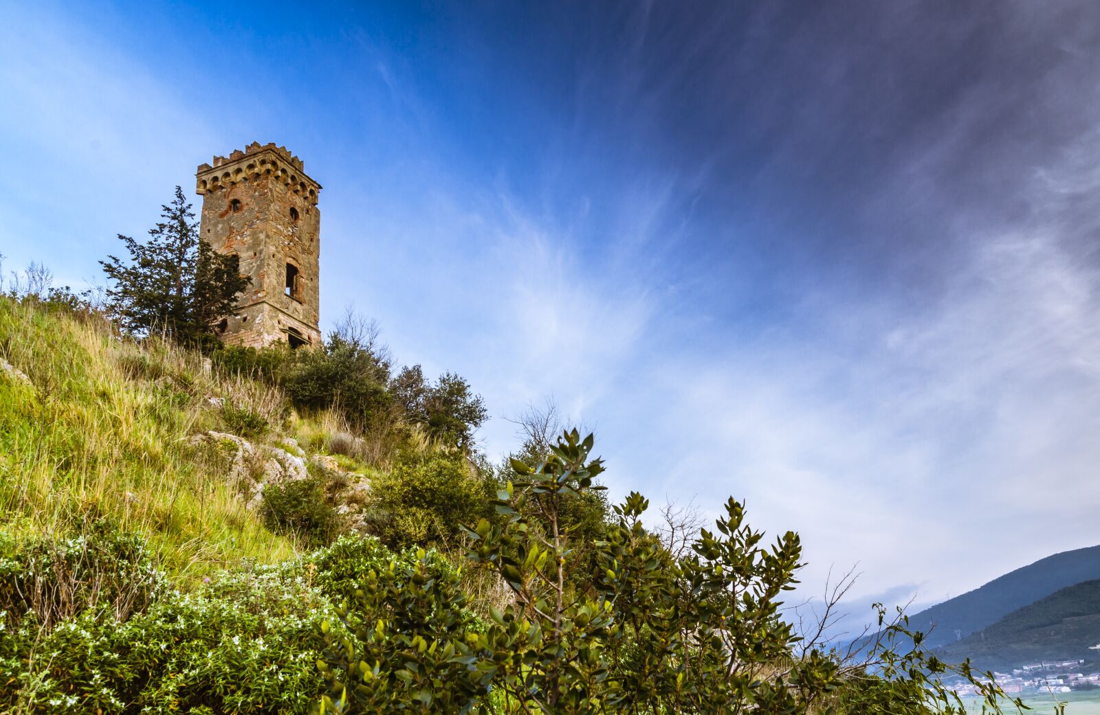 Nikon D7000 sample photo. Tower of caprona, landscape photography