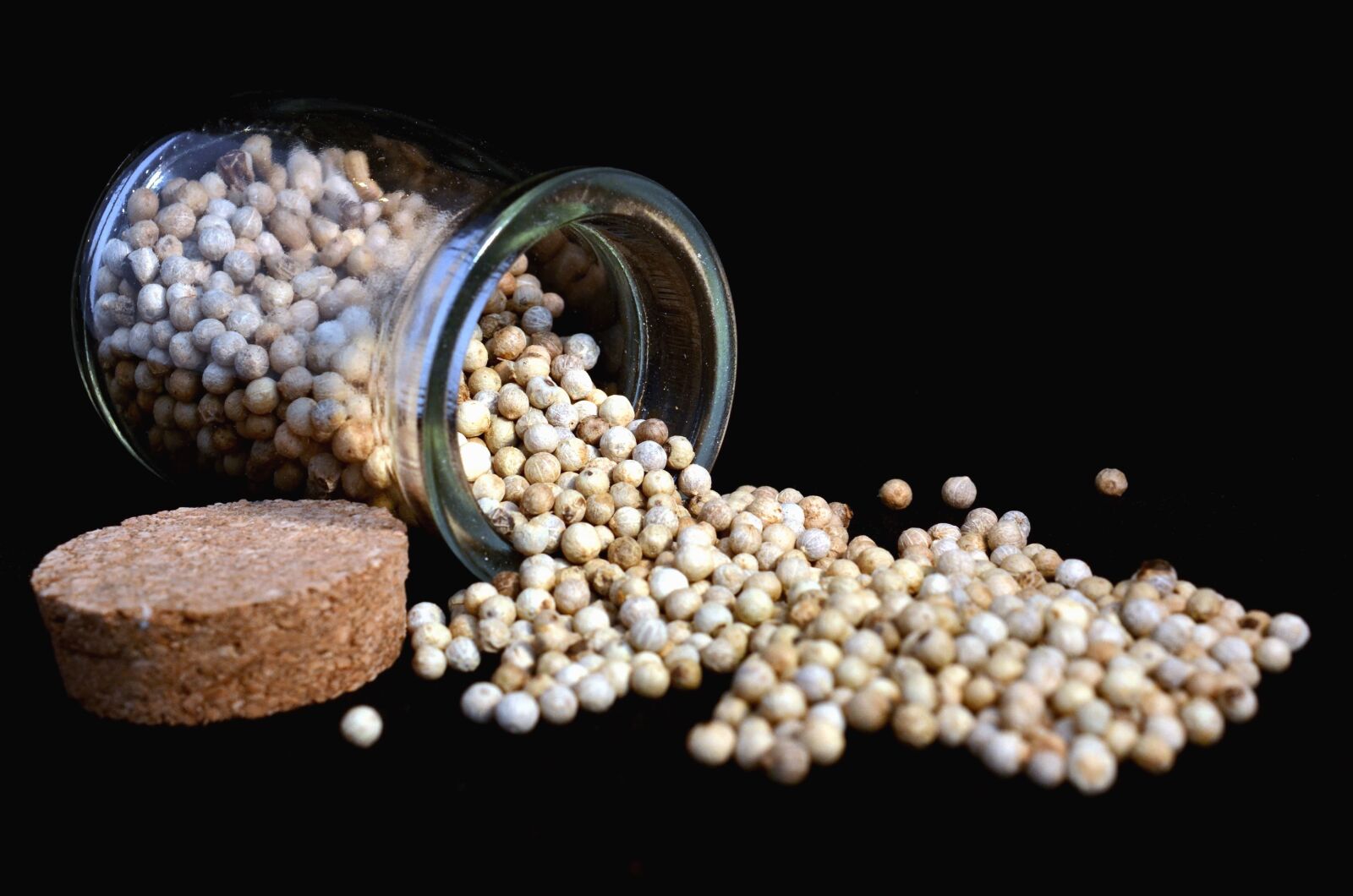 Nikon D5100 sample photo. Seed, jar, kernel, glass photography