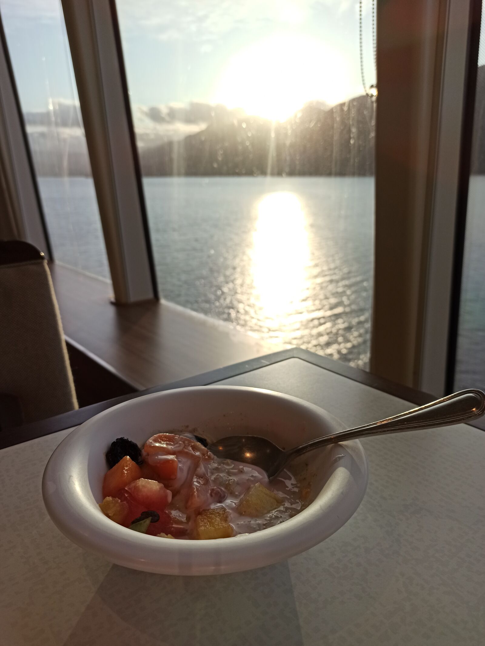 Xiaomi Redmi Note 8 Pro sample photo. Breakfast, ocean, cruise photography