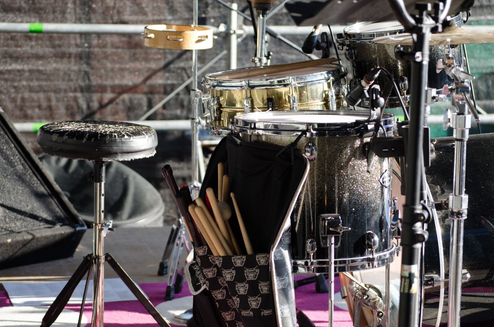 Nikon D5100 sample photo. Drums, stage, music photography