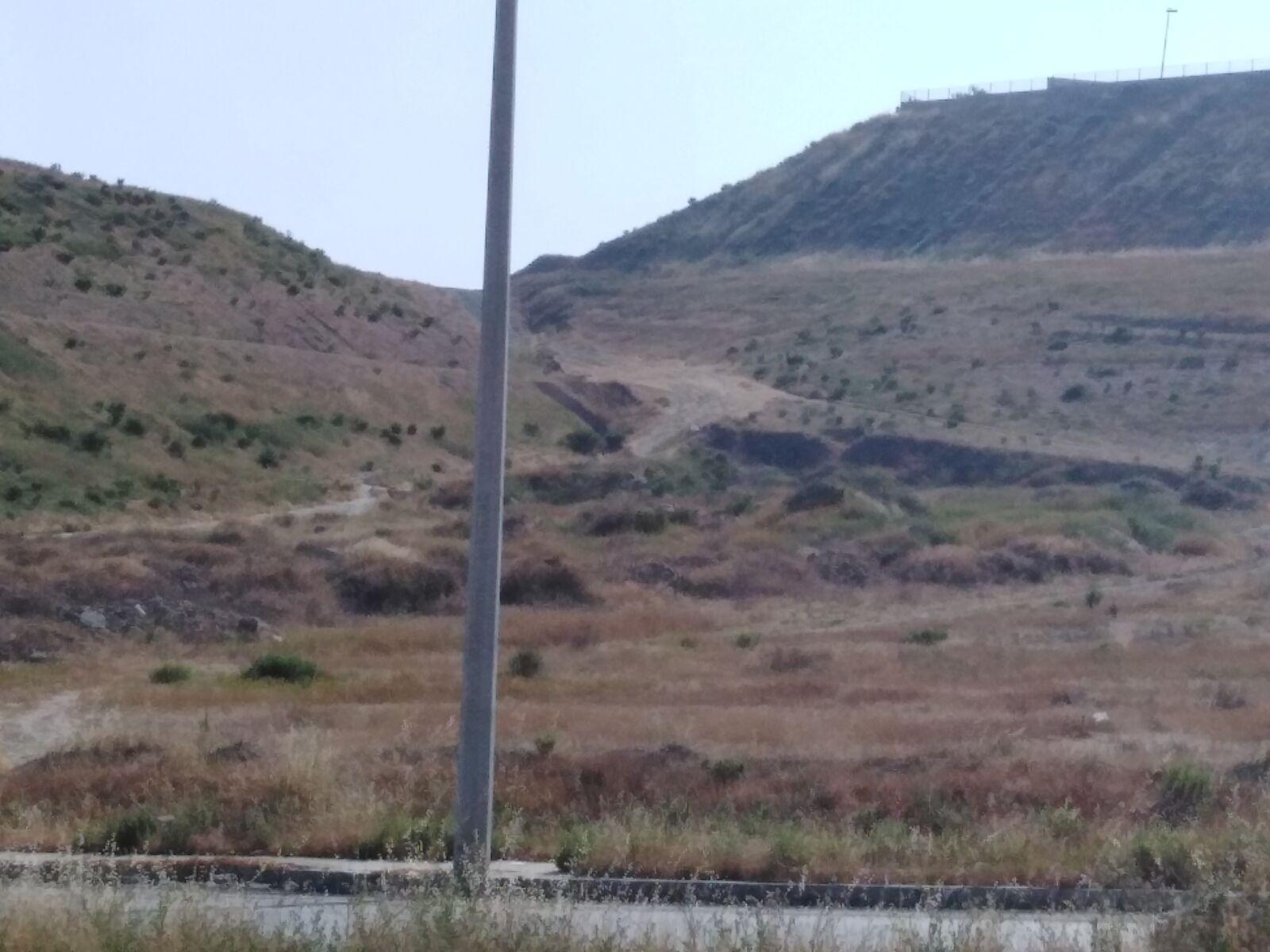 HUAWEI Y6 2018 sample photo. Post, sidewalk, mountain photography