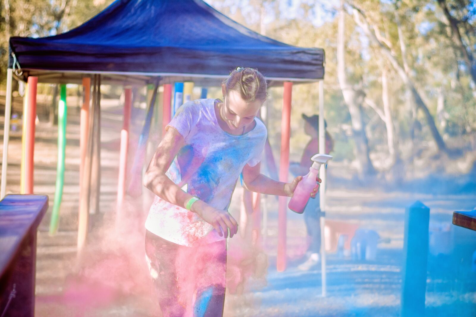 Nikon D7100 sample photo. The color run, colorful photography