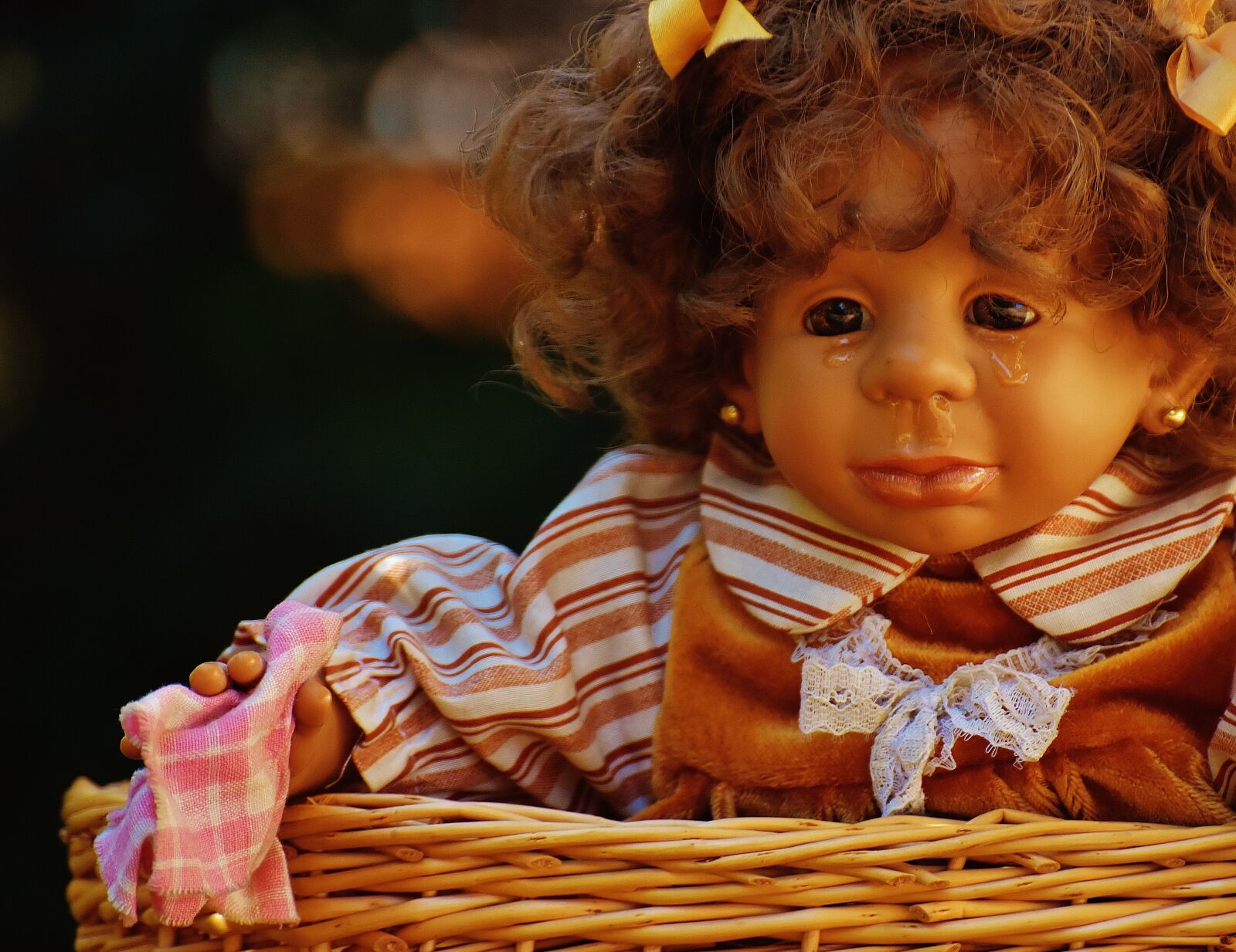 Nikon D7200 sample photo. Doll, girl, cry photography