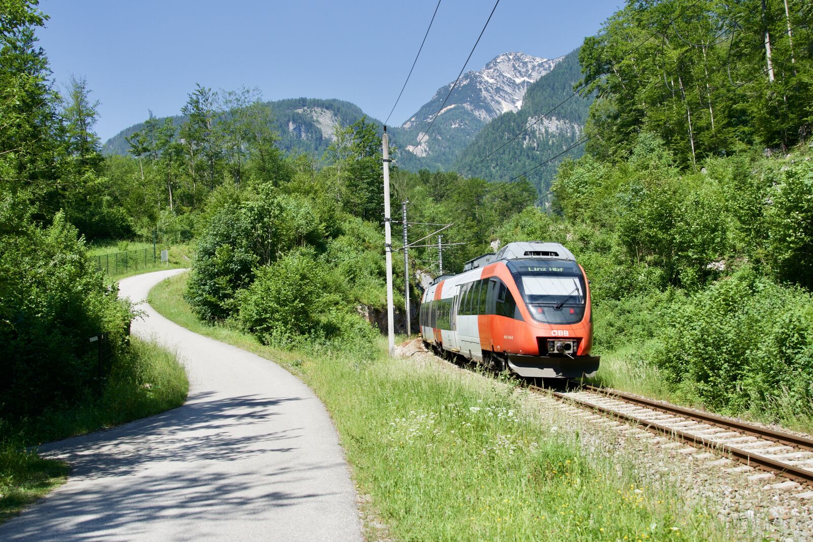 Sony a6500 sample photo. Train, mountains, transport photography