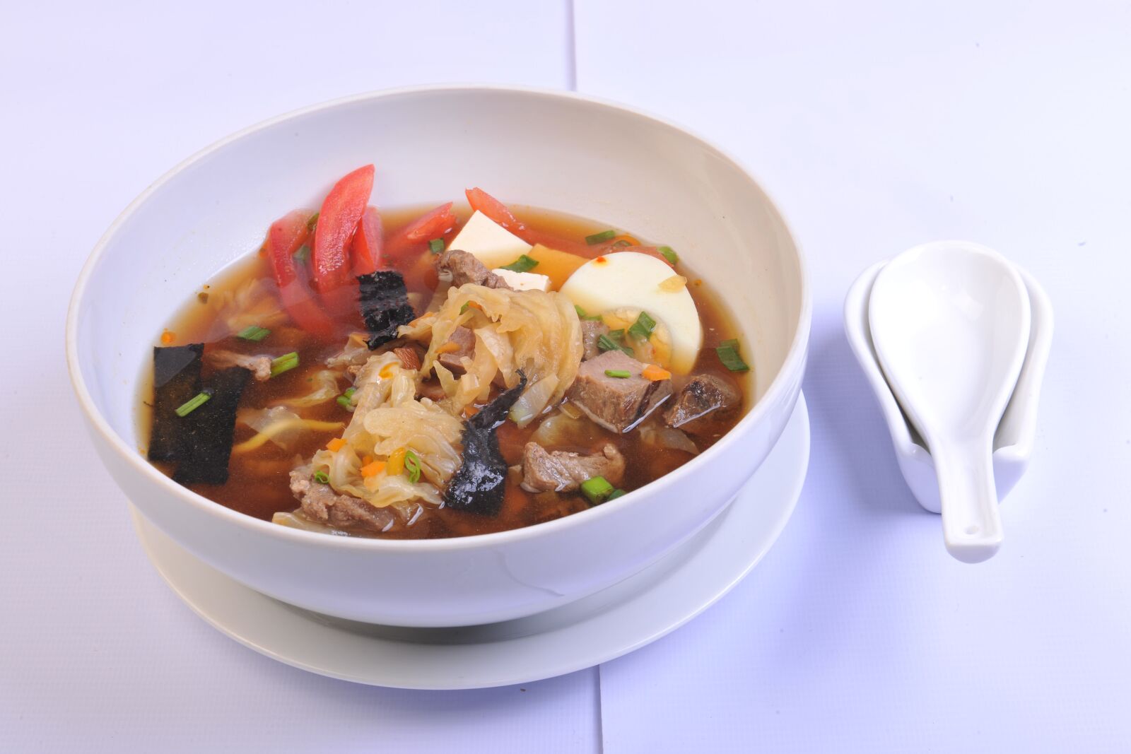Nikon D3X sample photo. Meal, soup, asian photography