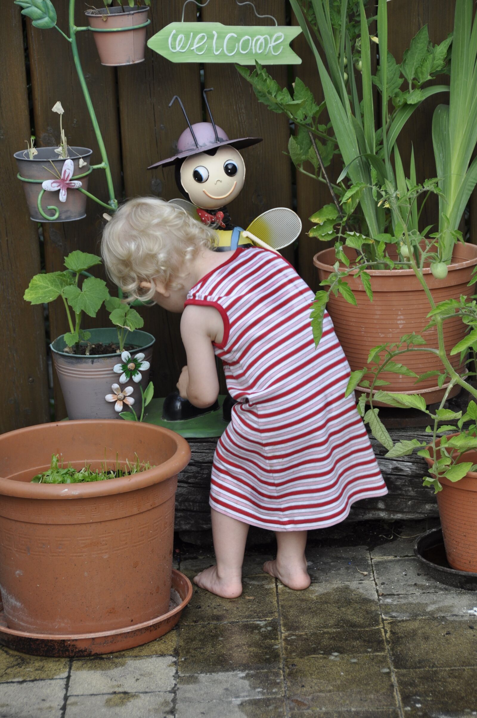 Nikon D90 sample photo. Child, terrace, play photography