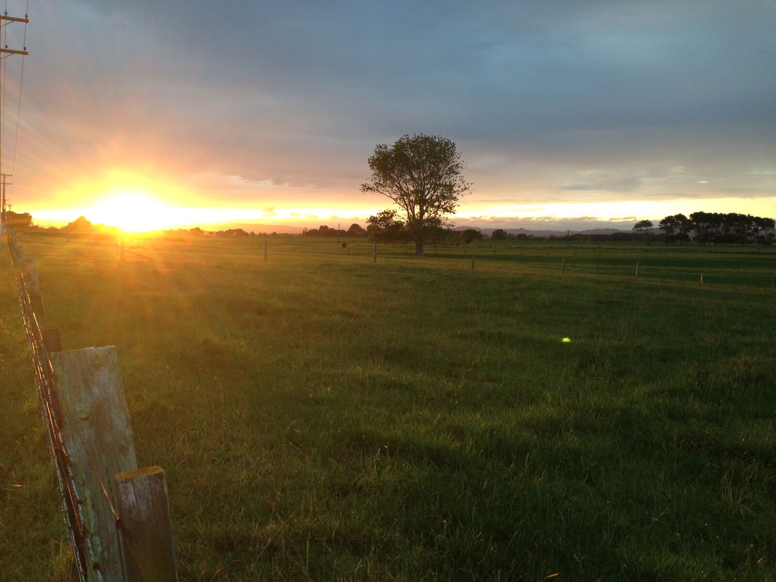iPhone 5 back camera 4.12mm f/2.4 sample photo. Countryside, field, freedom, morningdrive photography