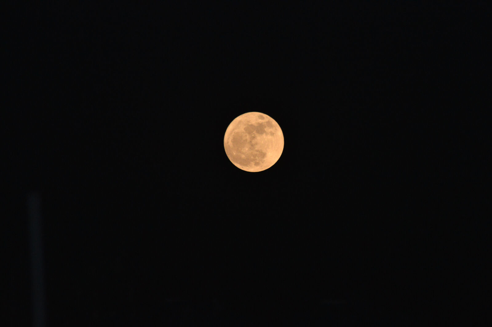 Nikon D3200 sample photo. Fullmoon, moon, orange, moon photography