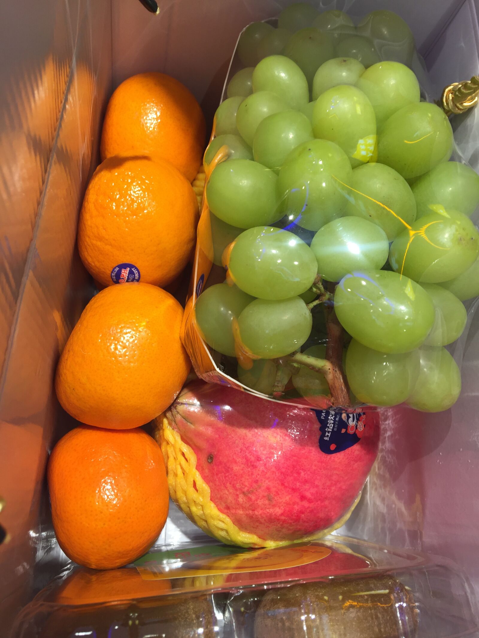Apple iPhone 6 sample photo. Fruits, grape, orange photography