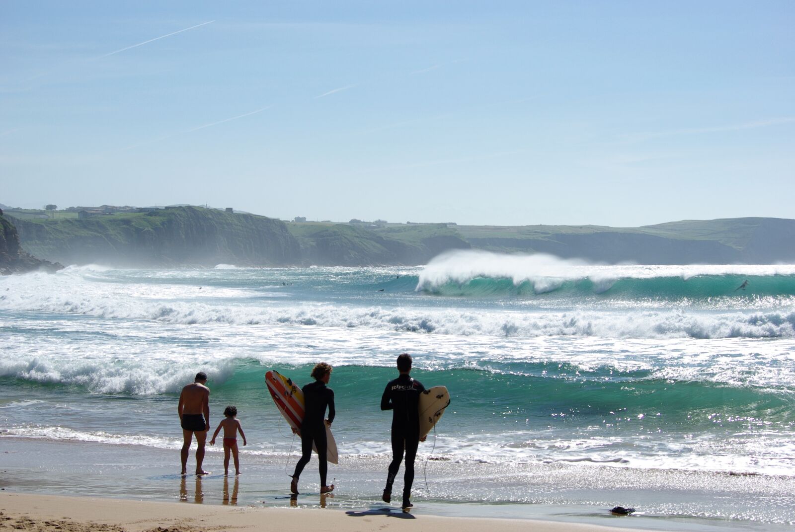Pentax K10D sample photo. Surf, travel, spain photography