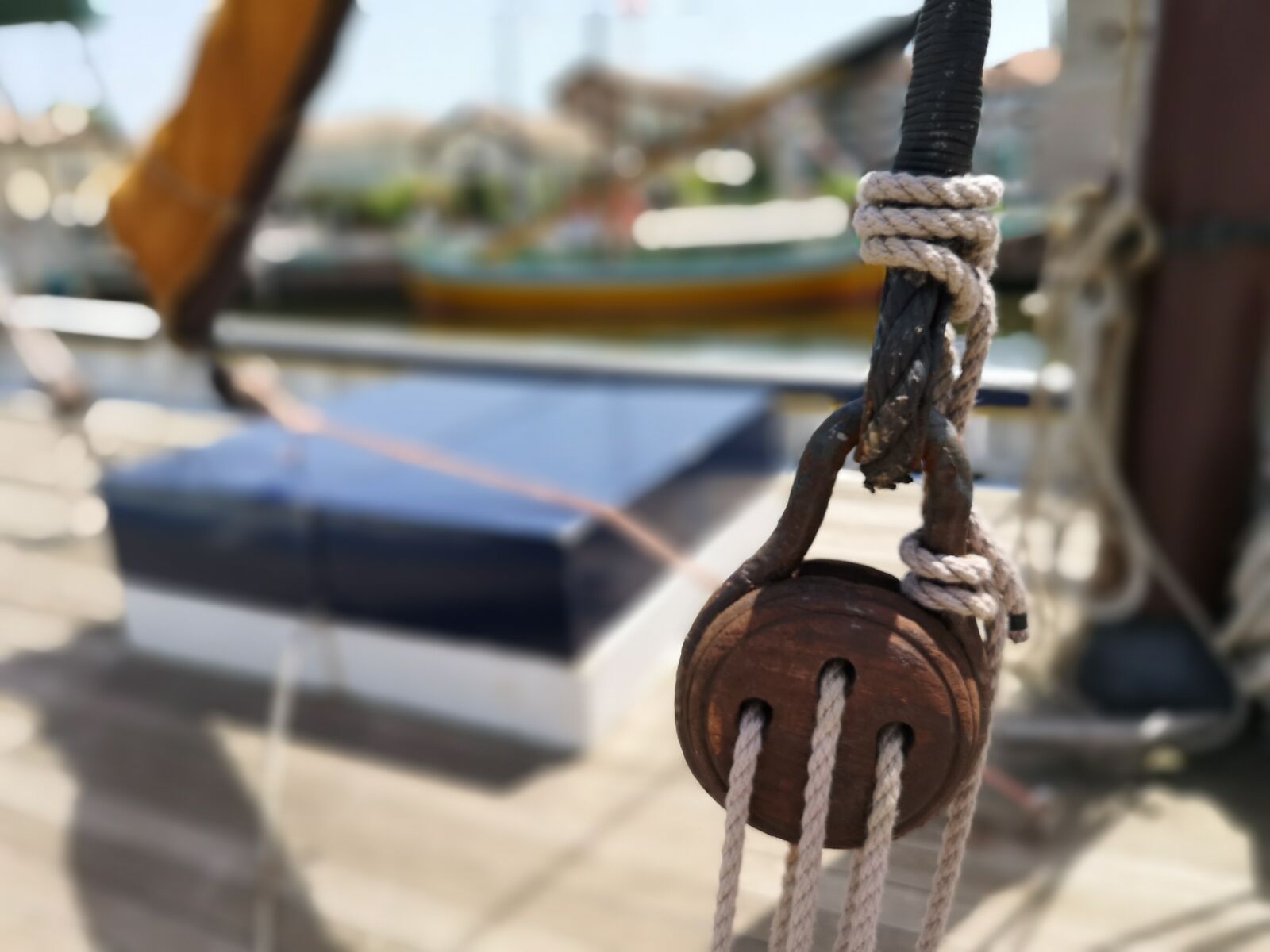 HUAWEI CLT-L29 sample photo. Ship, canvas, ropes photography
