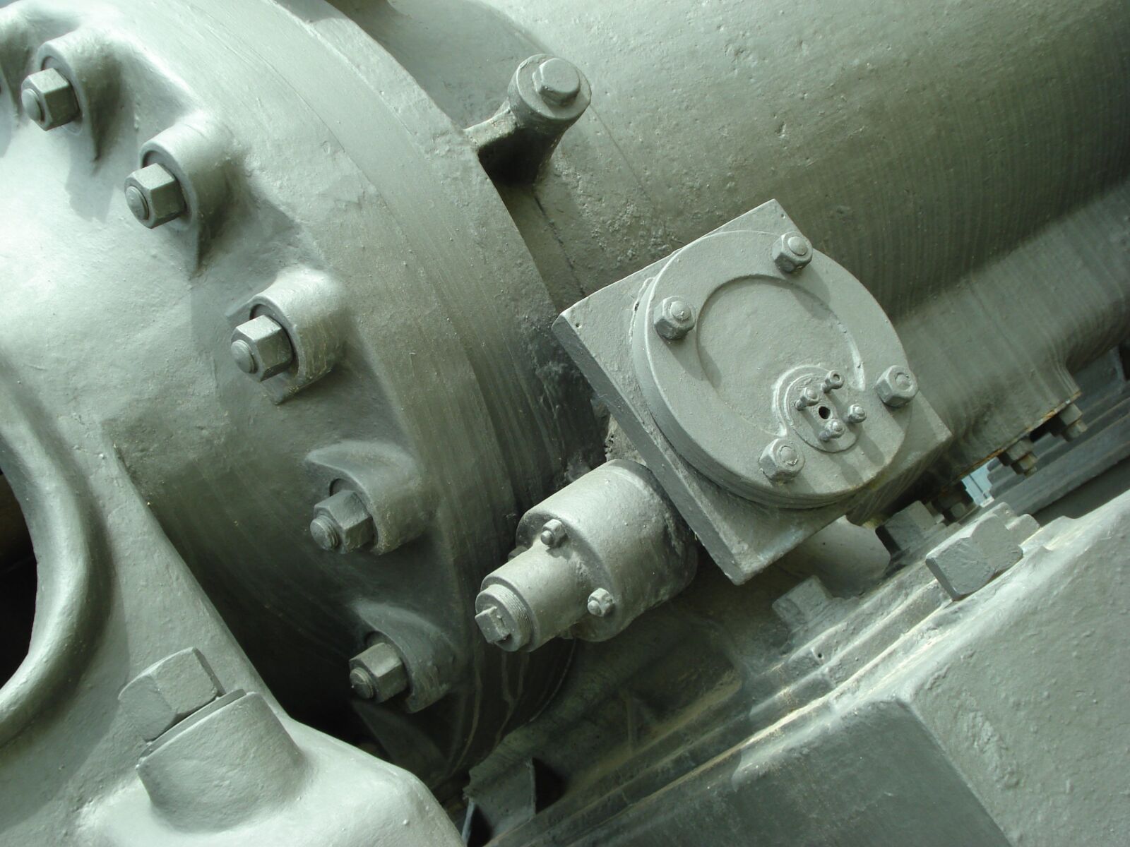 Sony DSC-W55 sample photo. Machine, steam engine, industrial photography