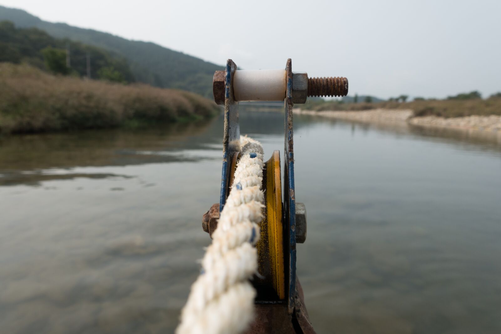 Sony Cyber-shot DSC-RX100 III sample photo. Boating, river, rope photography