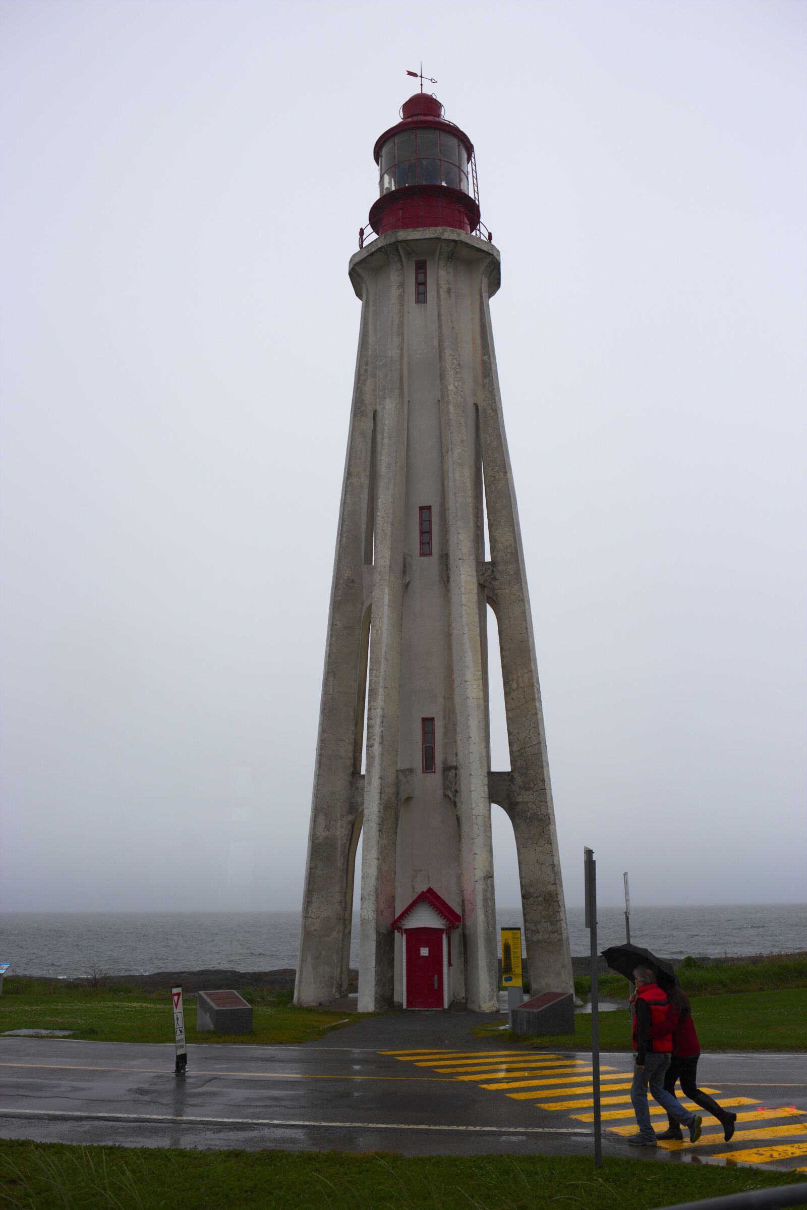 Canon EOS 6D + Canon EF 35mm F2 IS USM sample photo. Fog, lighthouse, water photography