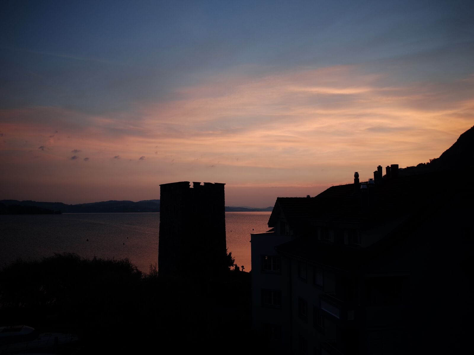 Ricoh GR II sample photo. Castle, sunset, sea photography