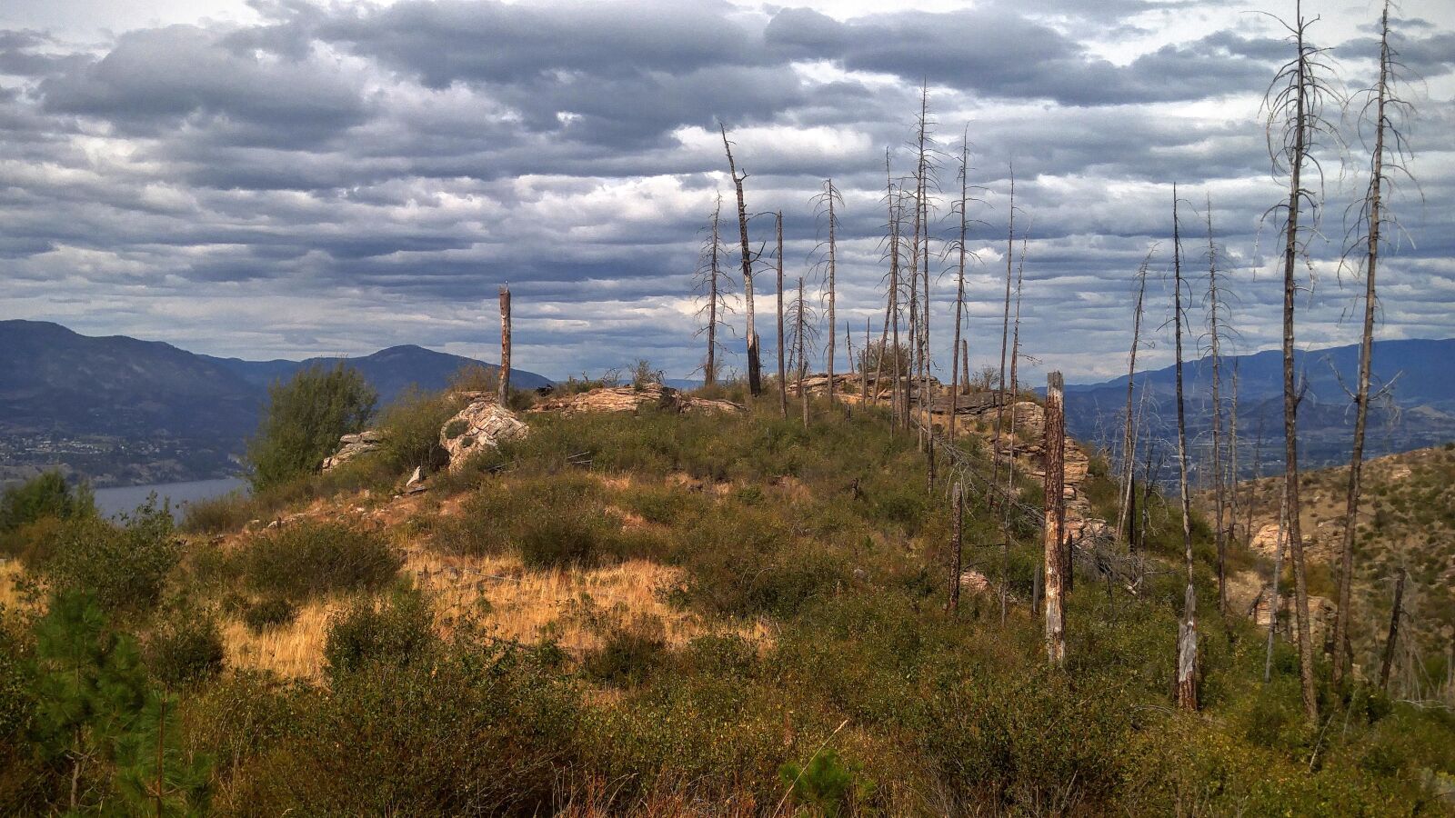 LG G4 sample photo. Hiking, okanagan, fire photography