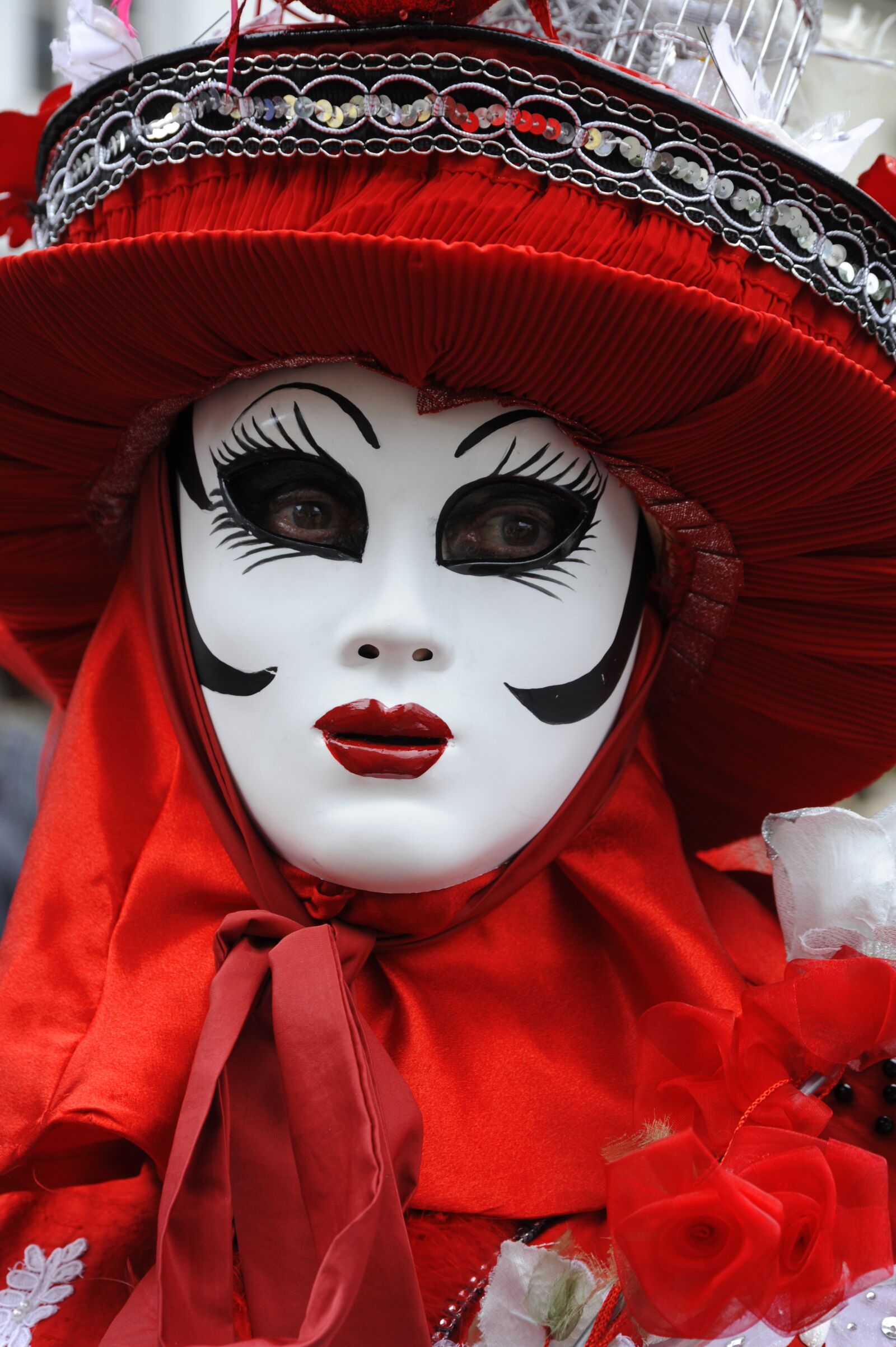Nikon D700 sample photo. Venetian, red, model photography