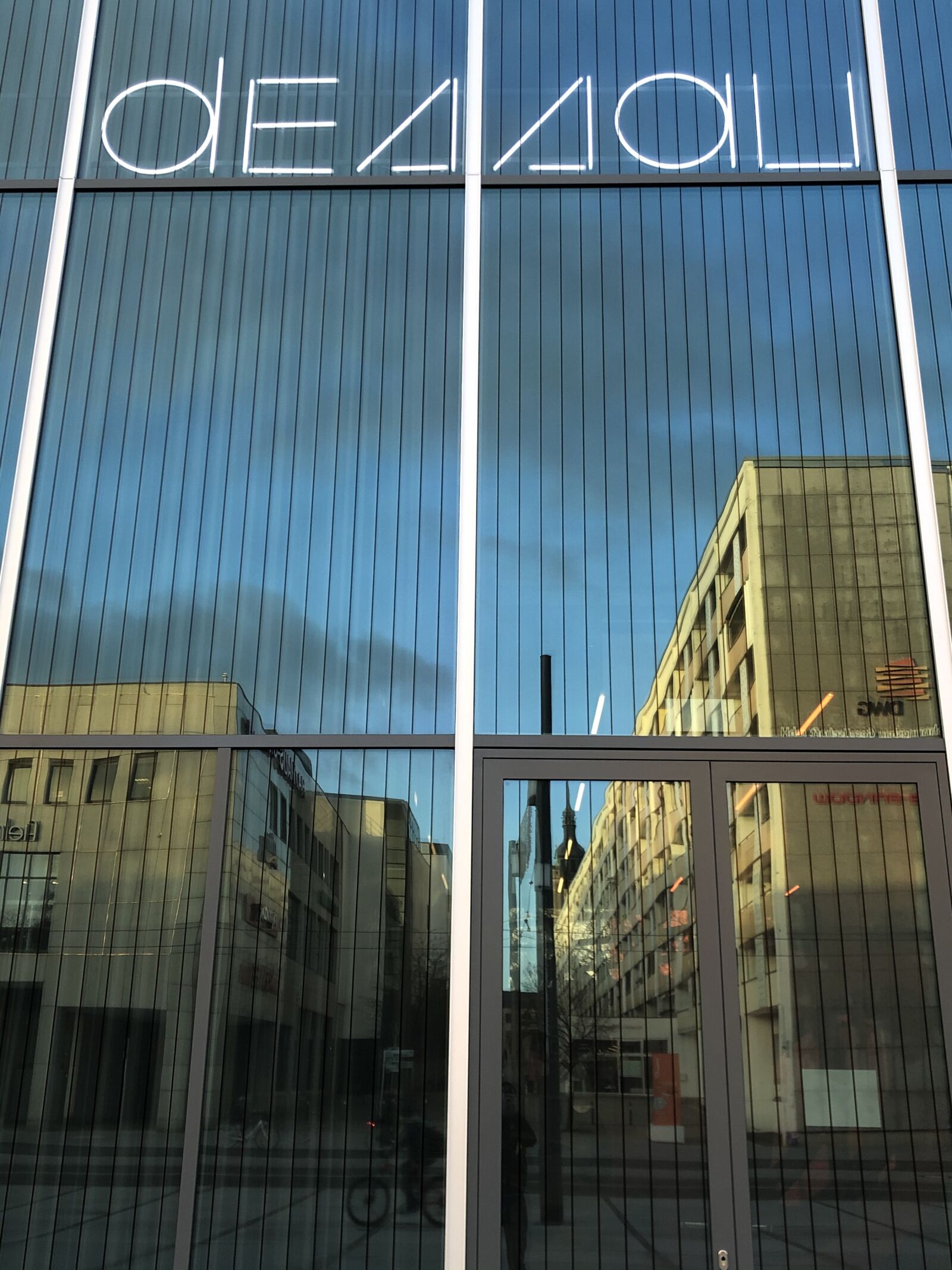 iPhone X back dual camera 4mm f/1.8 sample photo. Bauhaus, museum, art photography