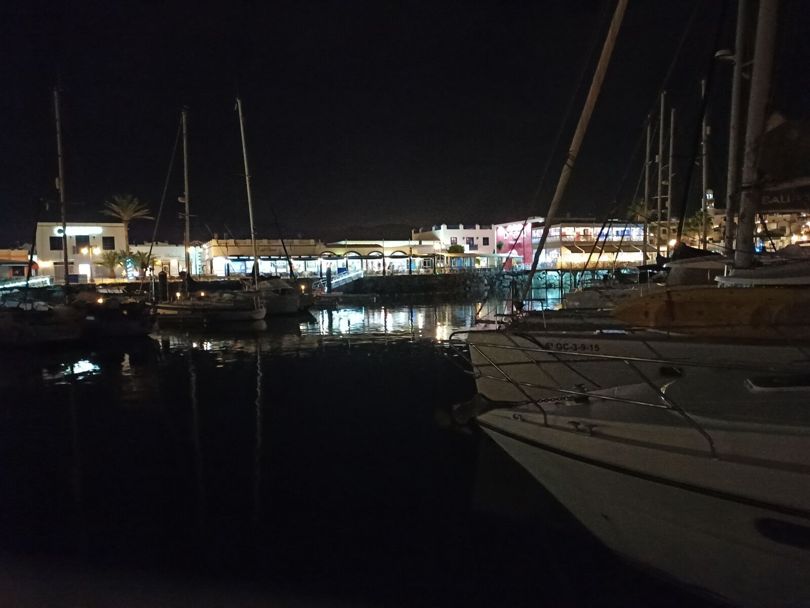 Xiaomi Redmi Note 8 Pro sample photo. Lanzarote, sailboat, port photography