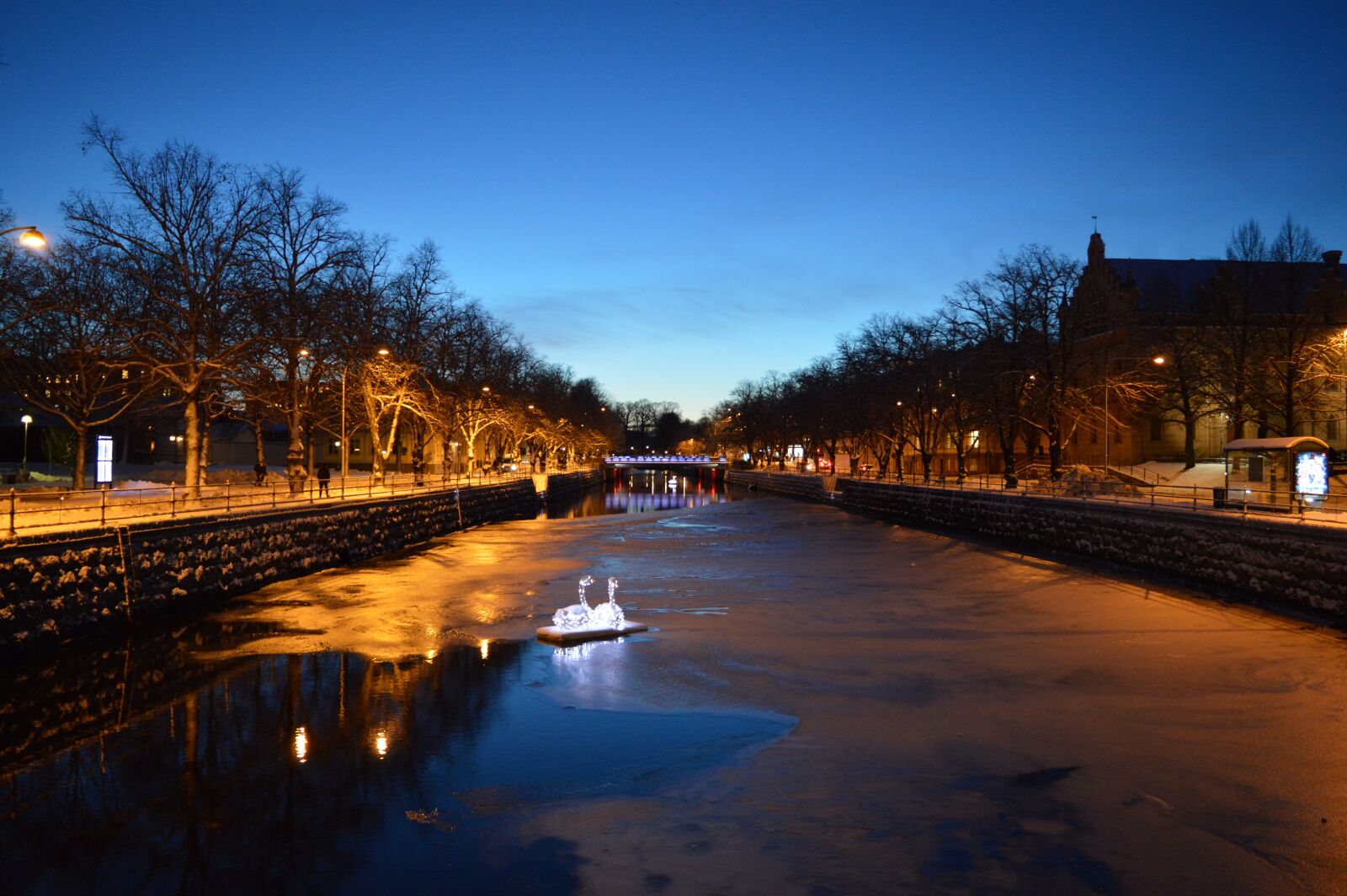 Nikon D3200 sample photo. Gävle, city, frozen photography