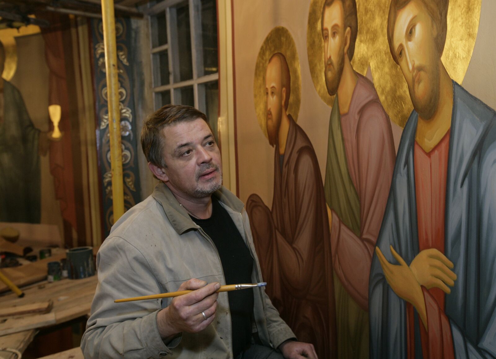 Canon EOS-1Ds Mark II sample photo. Painter, artist, evgeny platov photography