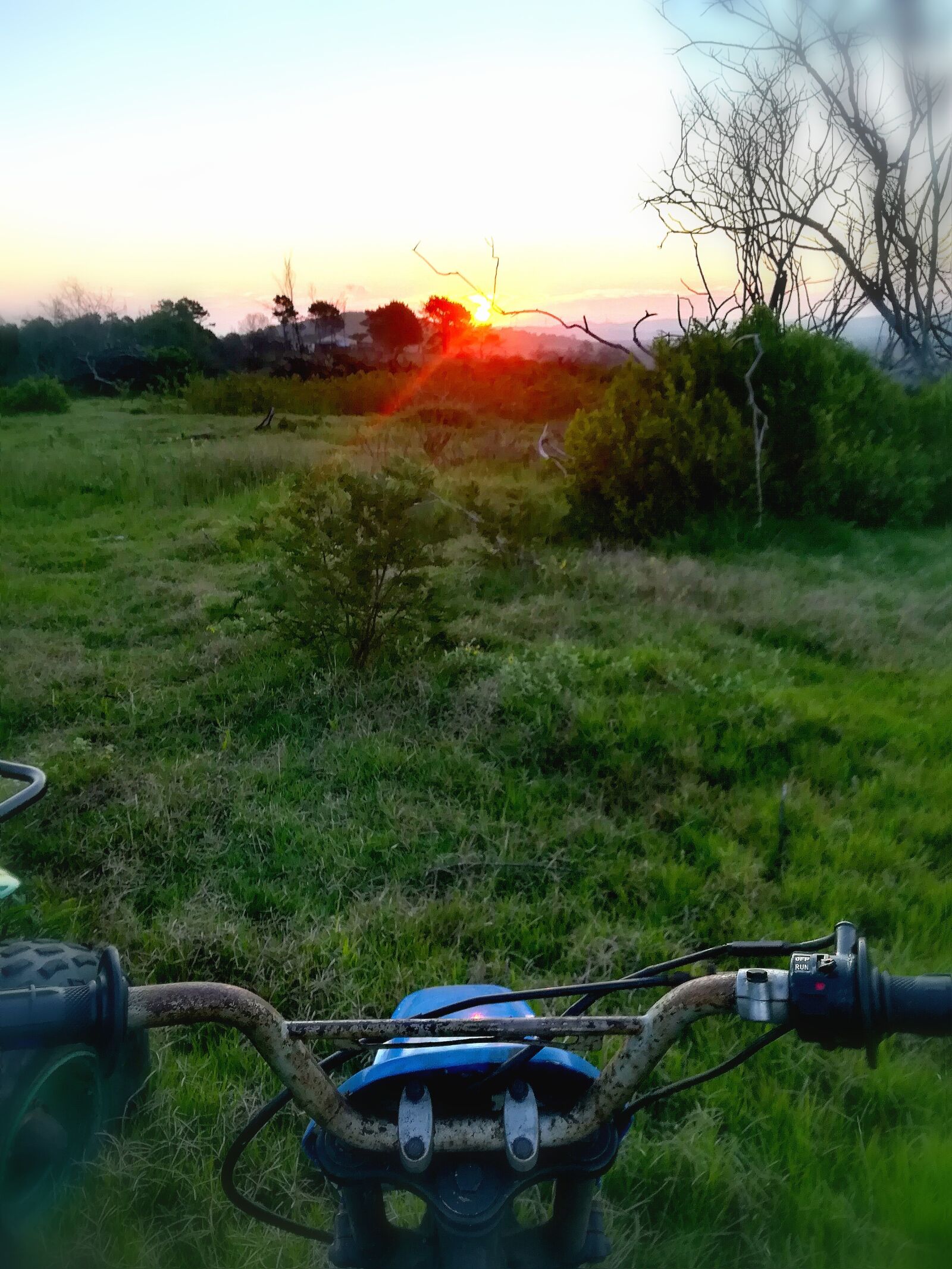 HUAWEI PRA-LX1 sample photo. Motorbike, sunset, sunrise photography