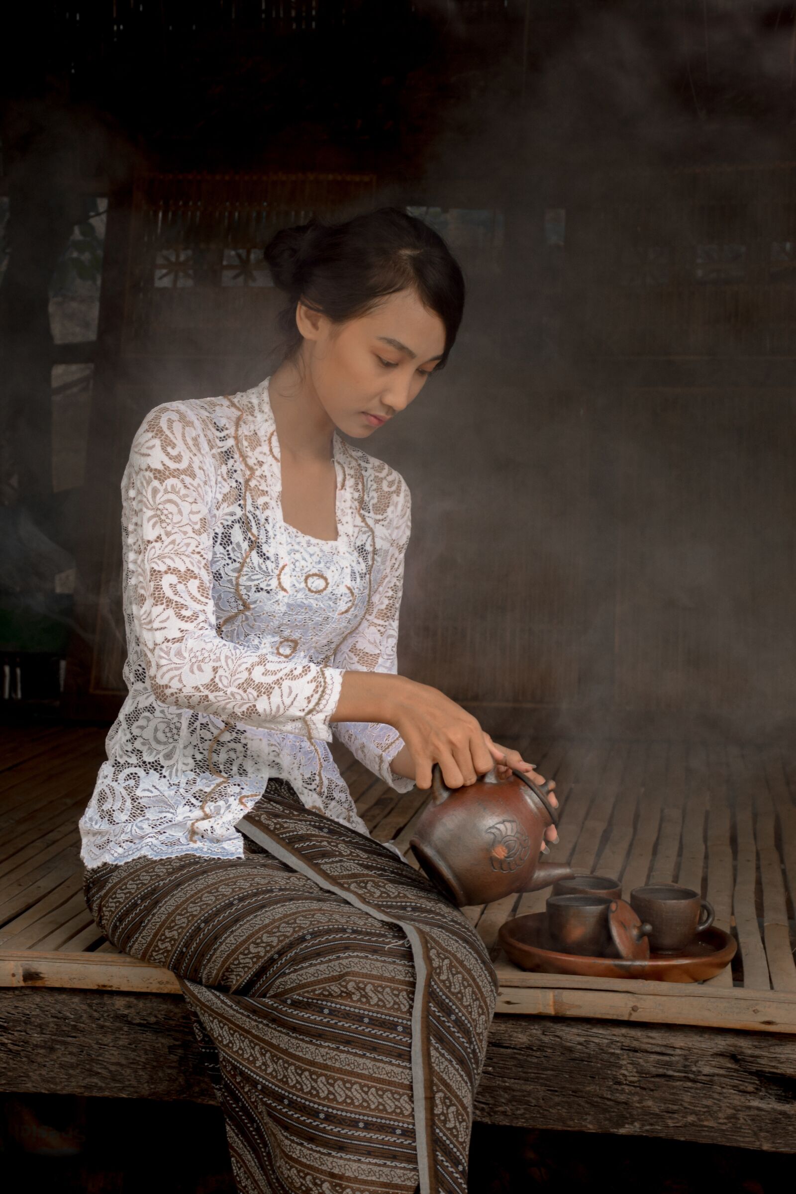 Nikon D5300 sample photo. Woman, bali, traditional photography