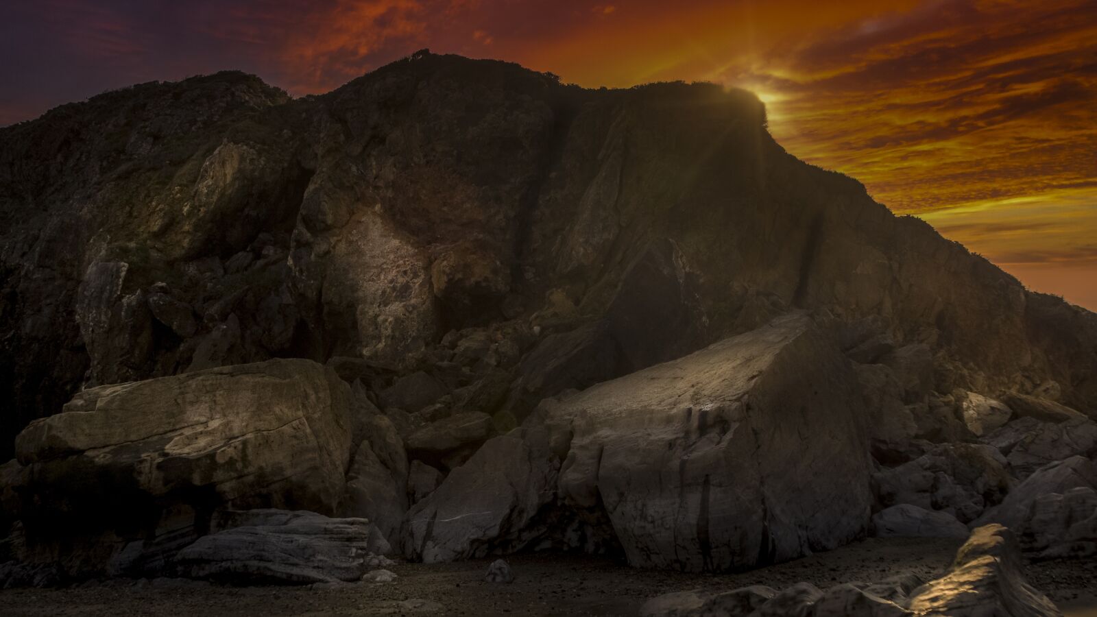 Canon EOS 600D (Rebel EOS T3i / EOS Kiss X5) sample photo. Sunset, cliff, nature photography