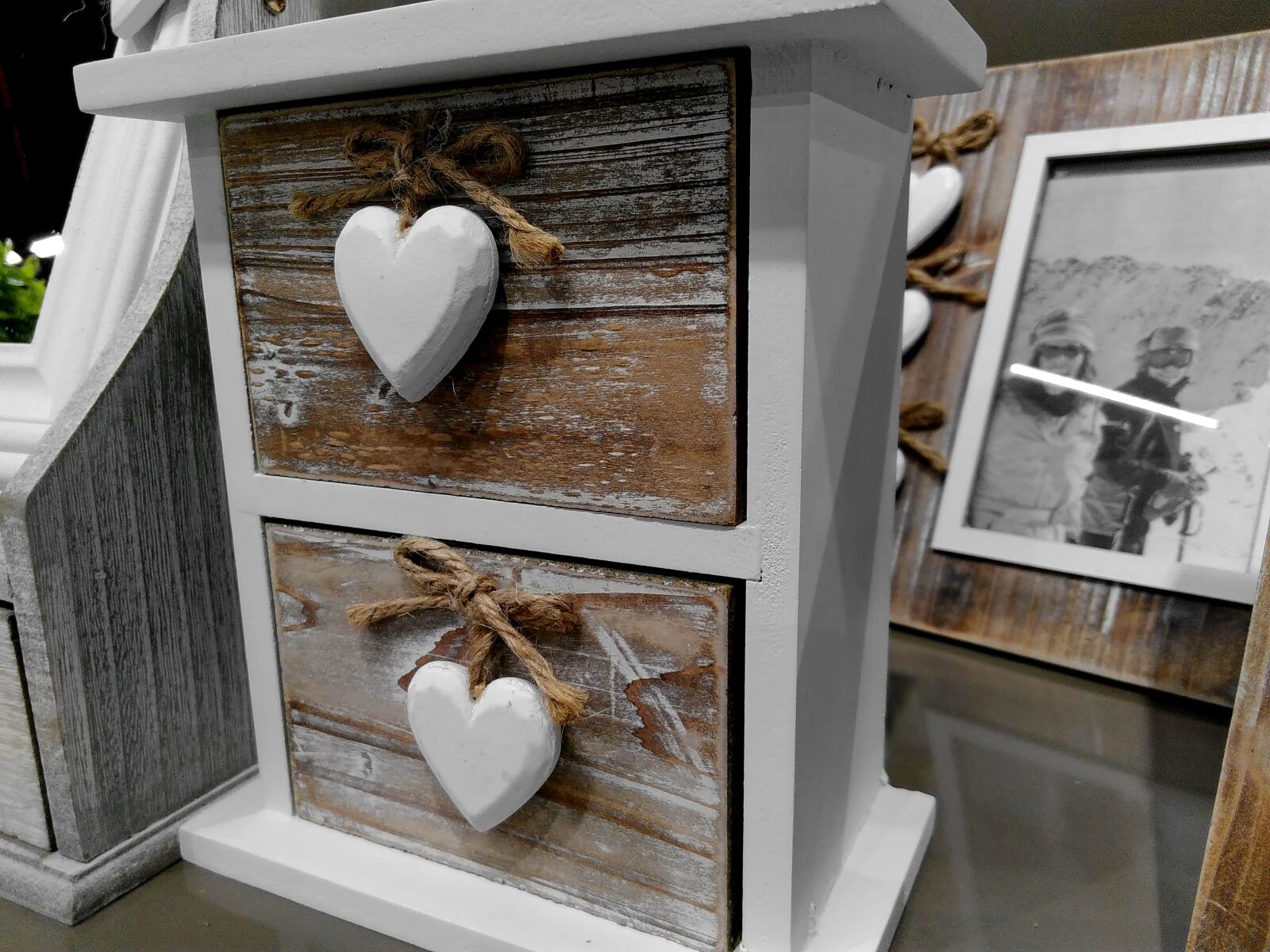 Lenovo S60-A sample photo. Decoration, frame, heart, wood photography