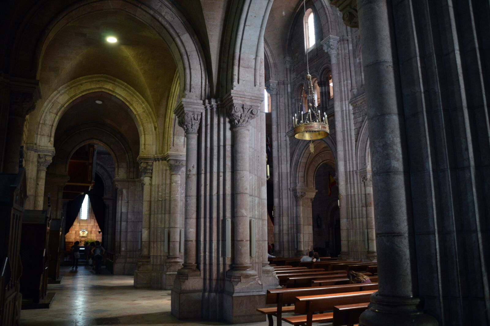Nikon D3200 sample photo. "Church, inside, covadonga" photography