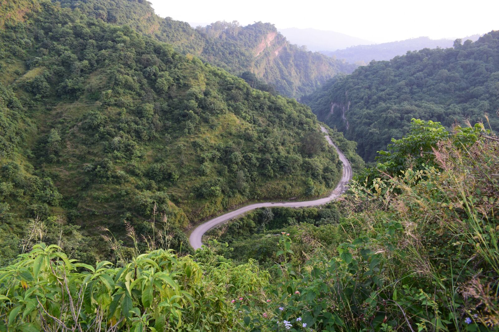 Nikon D3300 sample photo. Road, hill, landscape photography